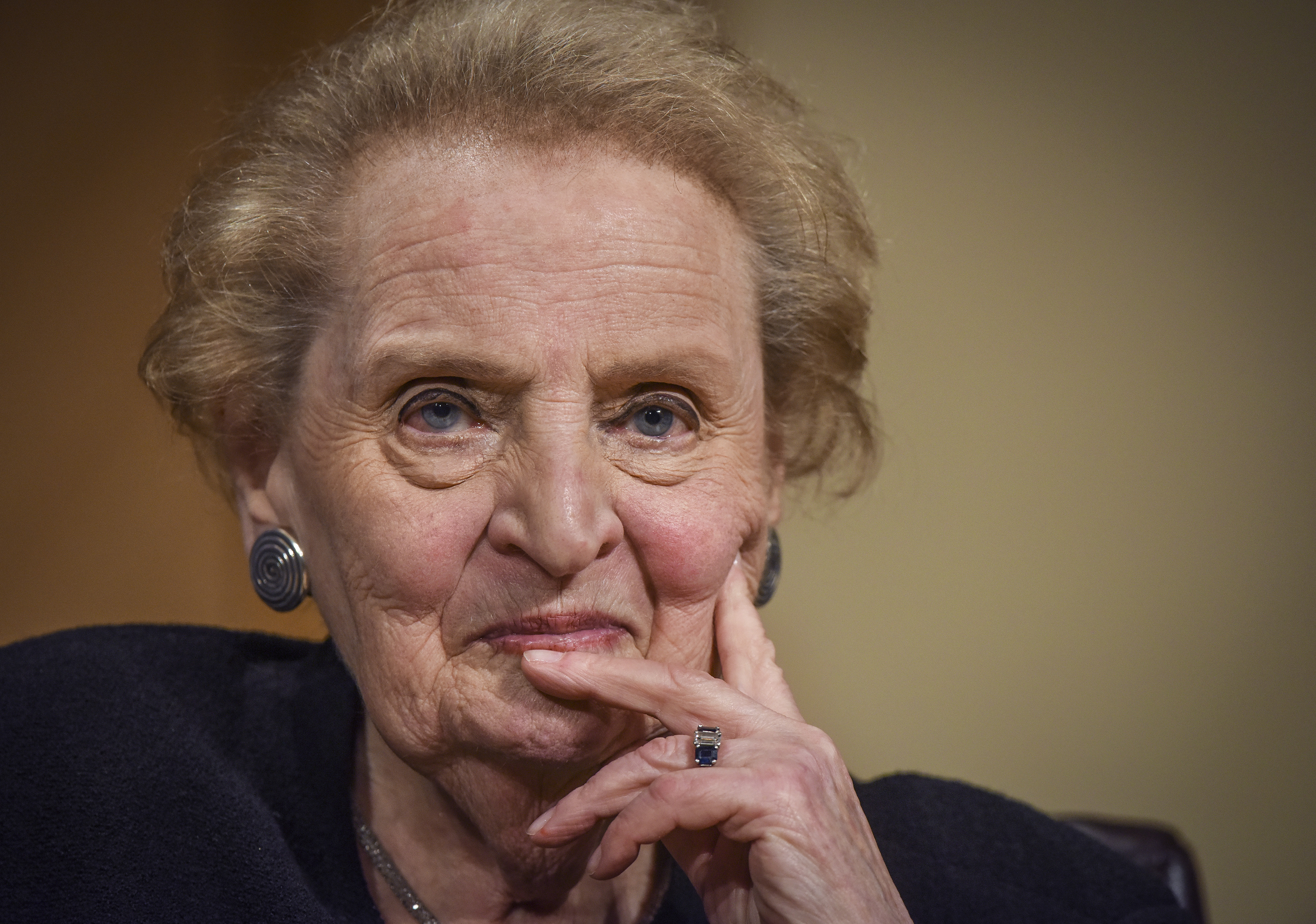 Former U.S. Secretary of State Madeleine Albright participates in a moderated conversation about her new book. (The Washington Post—The Washington Post/Getty Images)