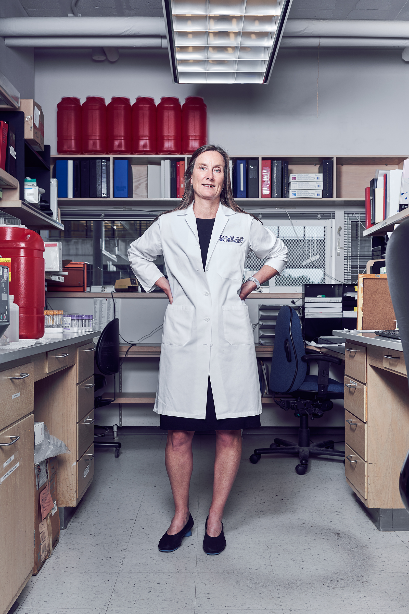 Dr. Stephanie Page of the University of Washington School of Medicine is co-leading clinical trials of male contraceptive options, including a pill and a gel method (Ian Allen for TIME)