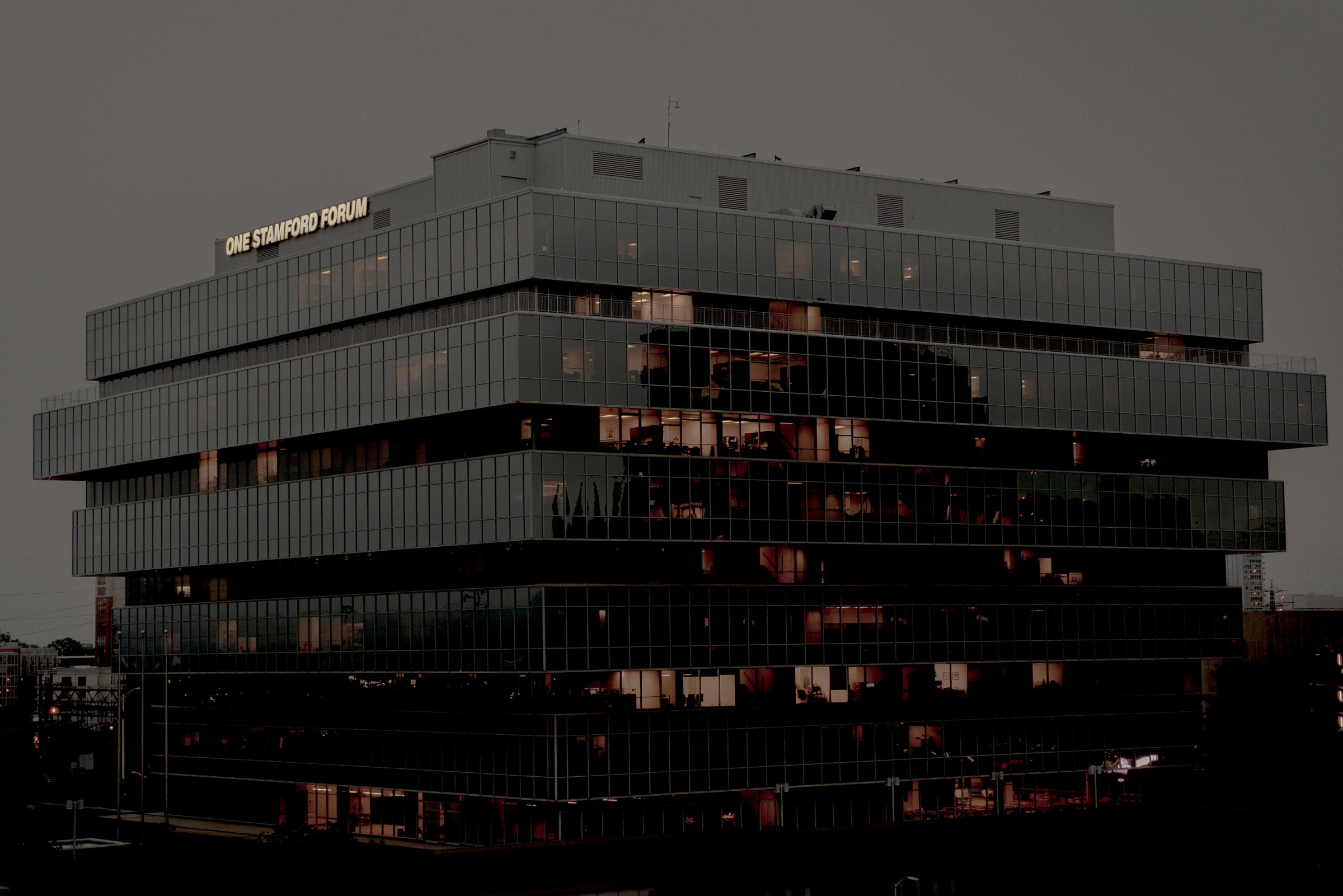 The headquarters of Purdue Pharma in Stamford, Conn., May 23, 2018.