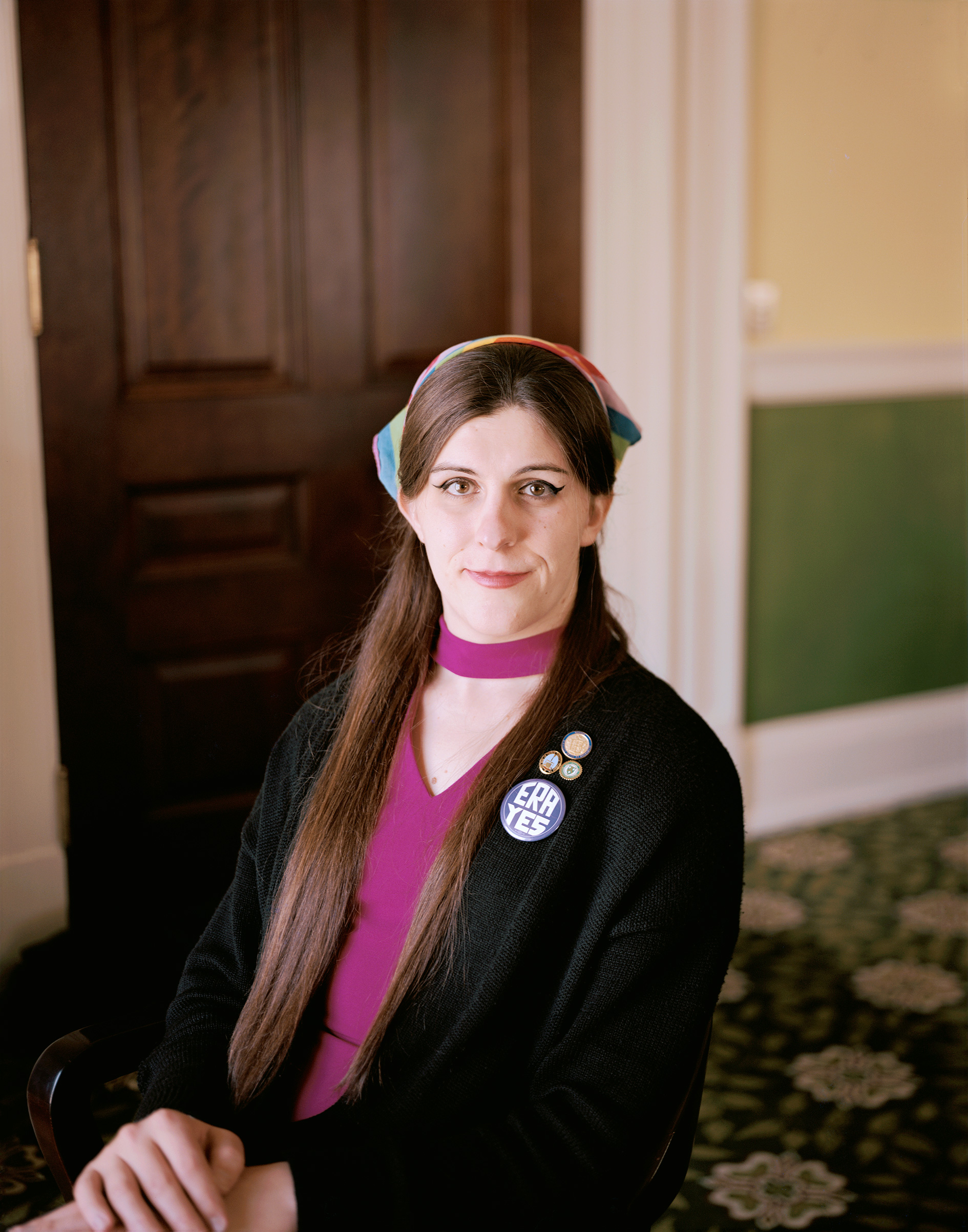 Del. Danica Roem at the Virginia State Capitol in Richmond, Va., May 10, 2018. (Susan Worsham for TIME)