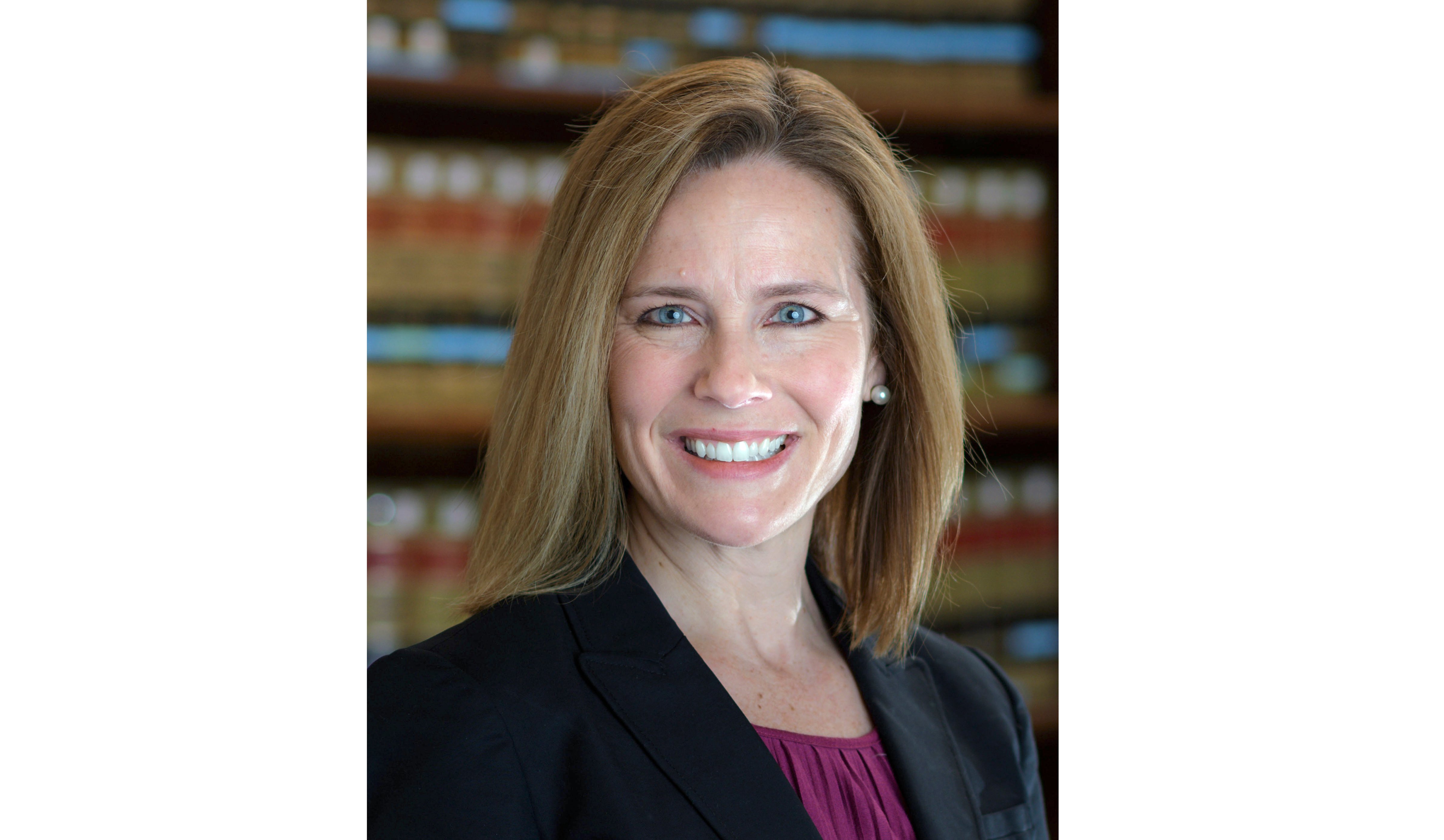 This 2017 photo provided by the University of Notre Dame Law School in South Bend, Ind., shows Judge Amy Coney Barrett. (University of Notre Dame Law School — AP)