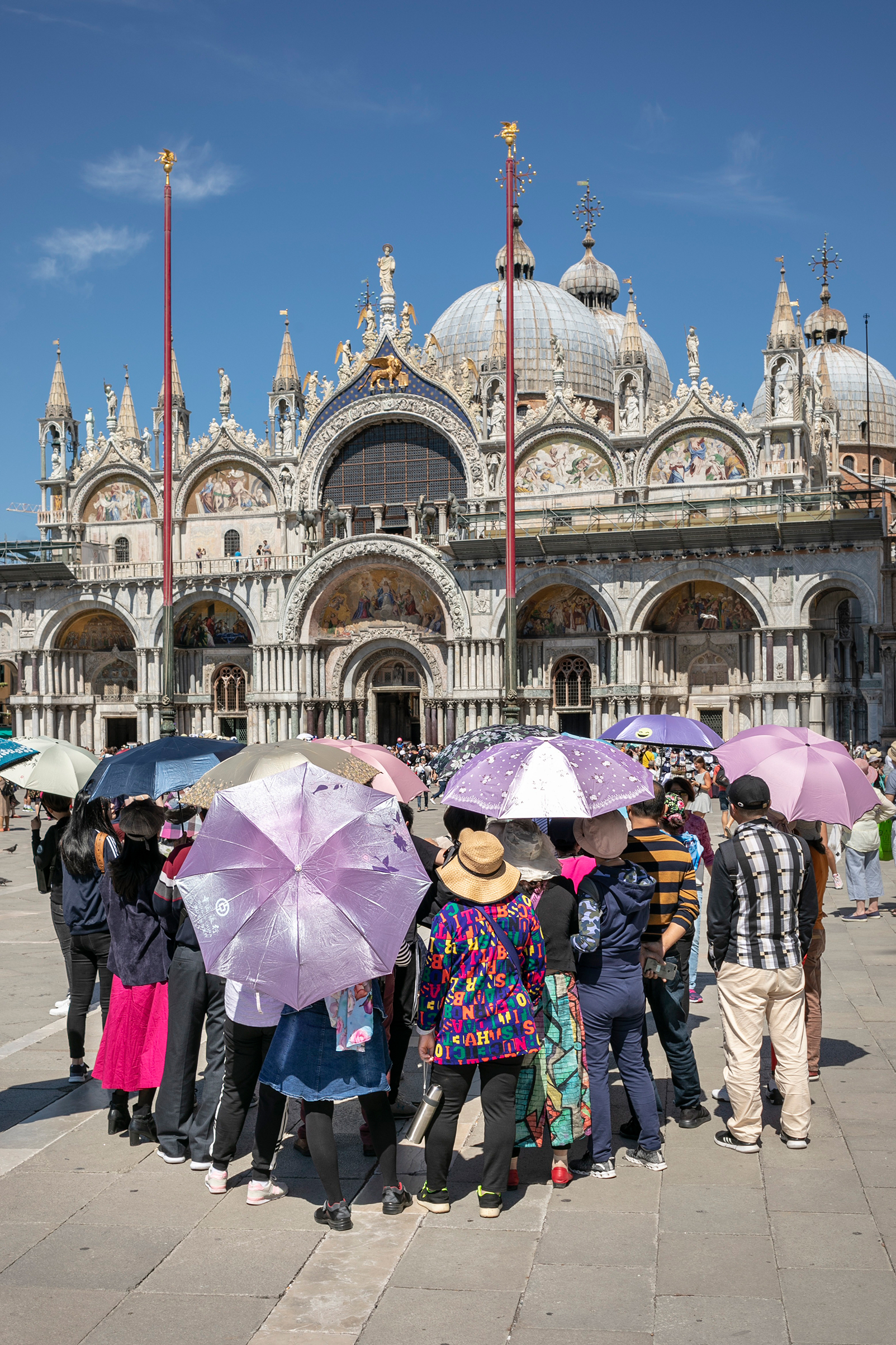 In the spring, Venice introduced temporary checkpoints to prevent day trippers from crowding especially busy areas (Marco Zorzanello for TIME)