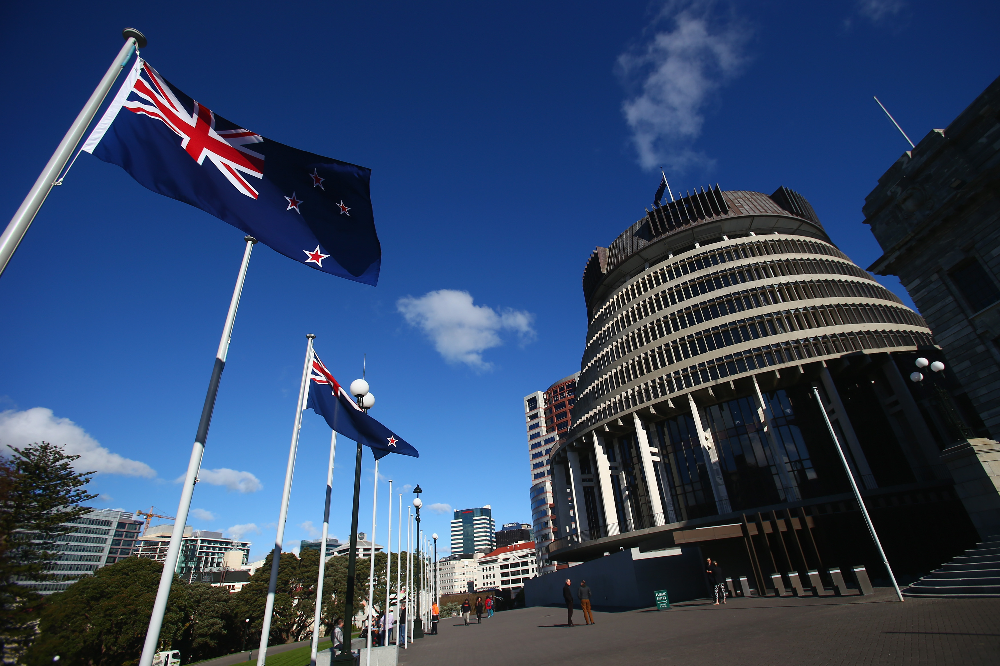 New Zealand's parliament on July 25, 2018 passed legislation granting domestic violence survivors paid leave. (Alex Grimm &mdash;FIFA 
                       / Getty Images)
