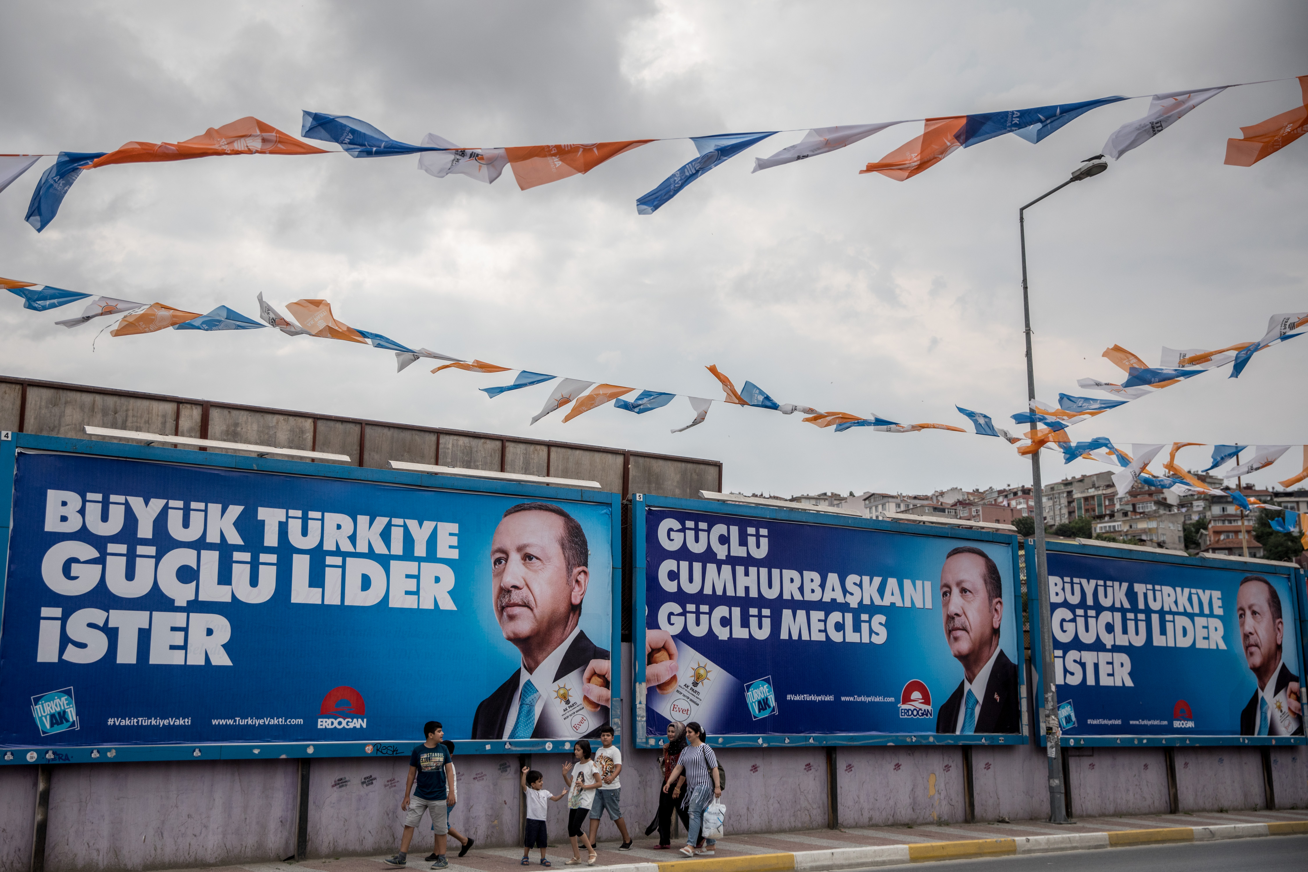 President Erdogan Campaigns In Istanbul Ahead Of Election
