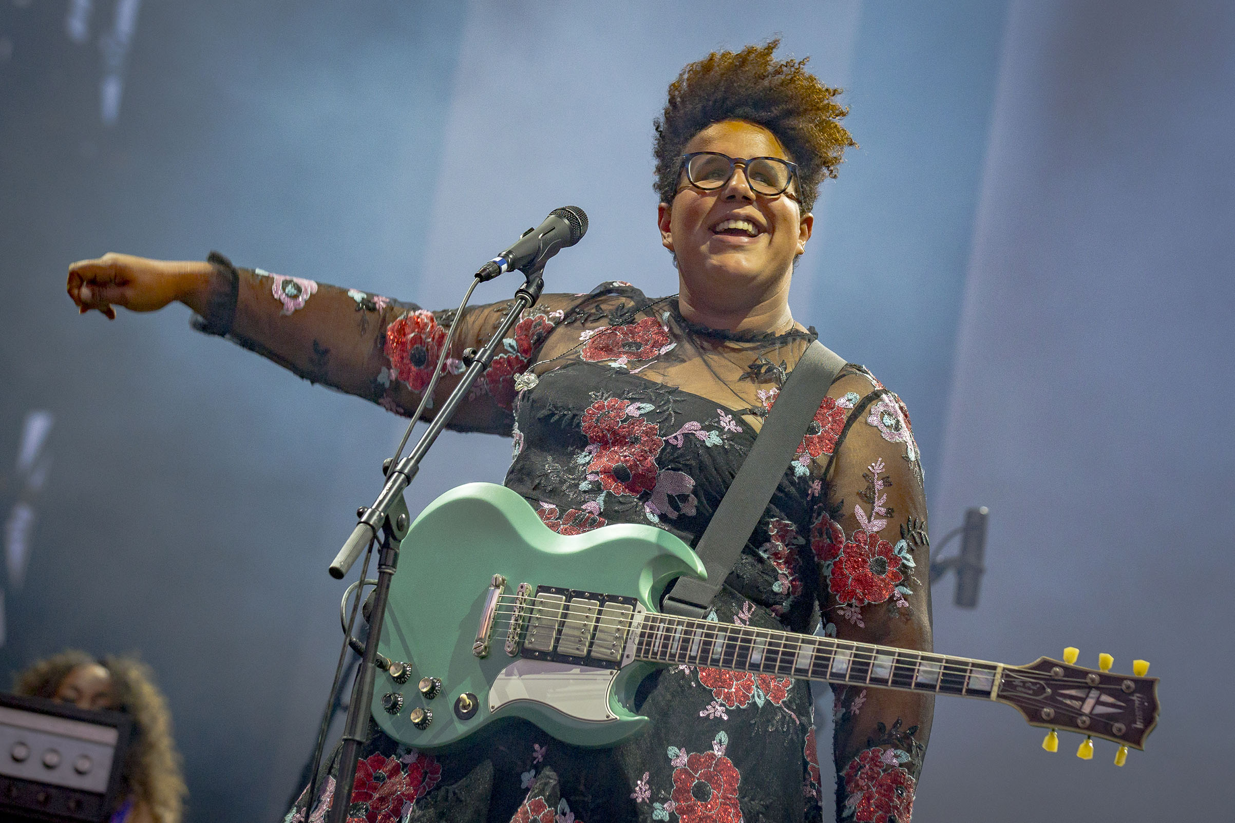 Brittany Howard of Alabama Shakes performs at the Osheaga Music and Art Festival at Parc Jean-Drapeau on Aug. 6, 2017. (Mark Horton—WireImage/Getty Images)