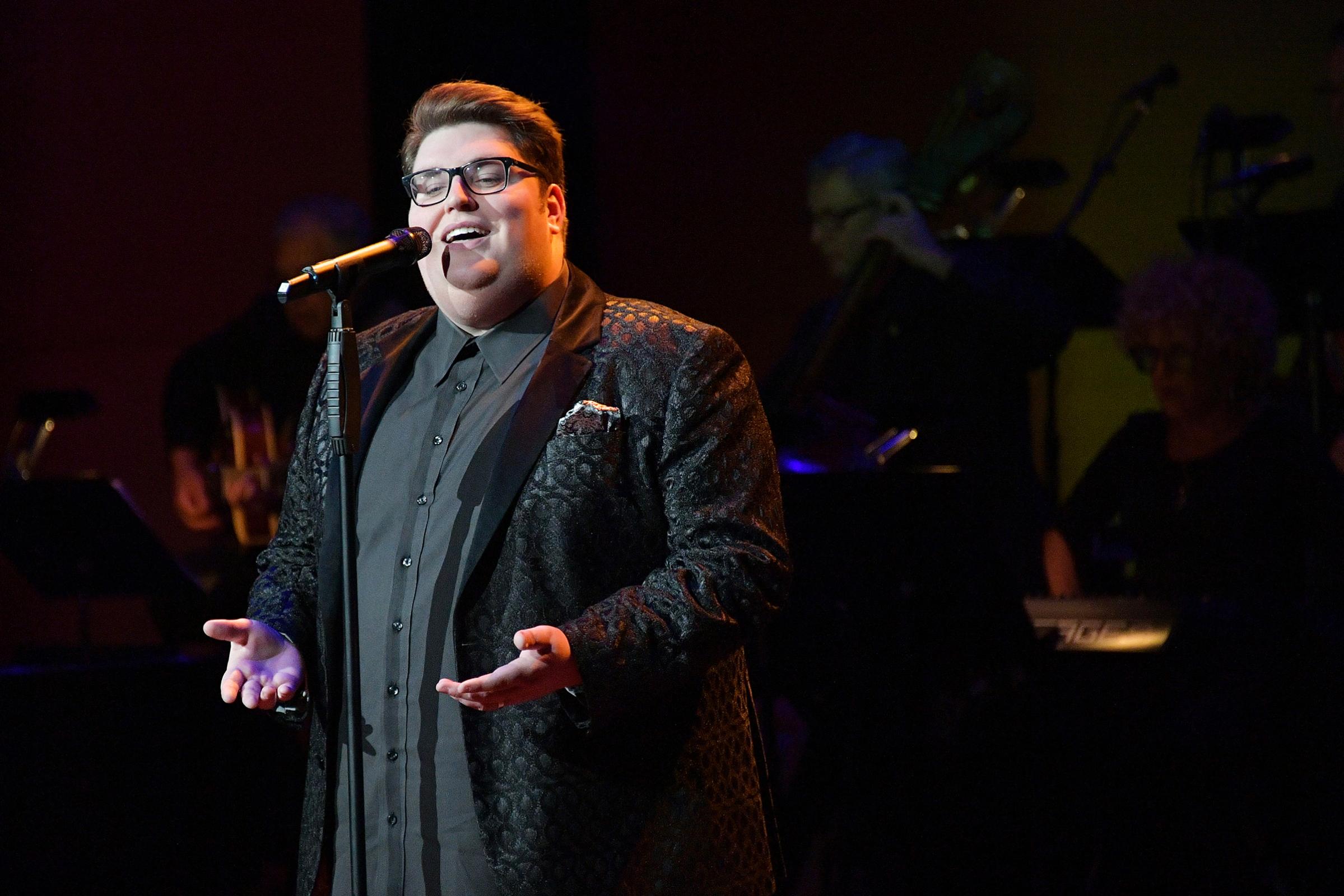 Singer Jordan Smith performs onstage during Lincoln Center's American Songbook Gala at Alice Tully Hall on May 29, 2018.