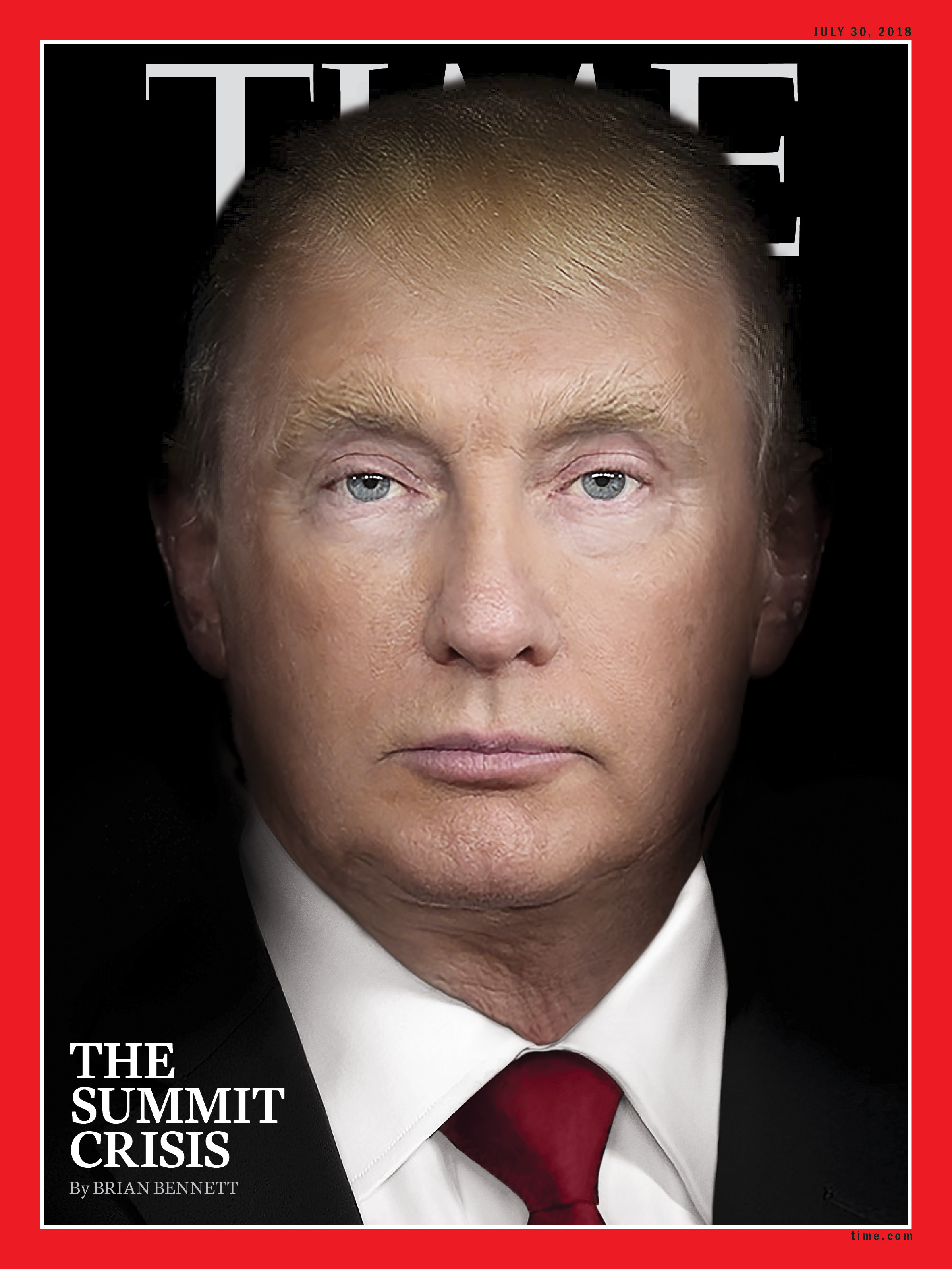 Trump Putin Summit Crisis Time Magazine Cover