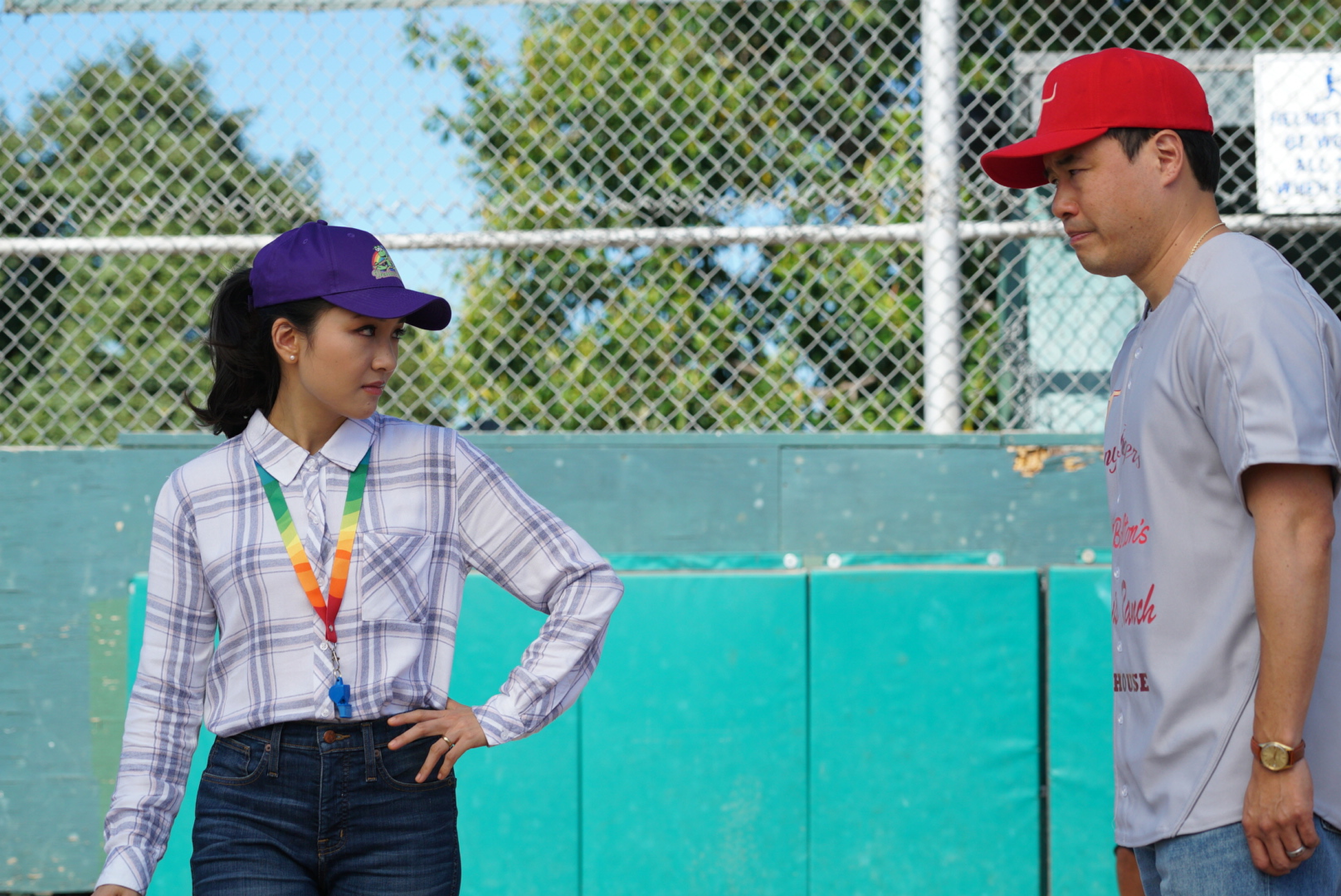 Constance Wu and Randall Park in Fresh Off the Boat (Richard Cartwright—ABC.)