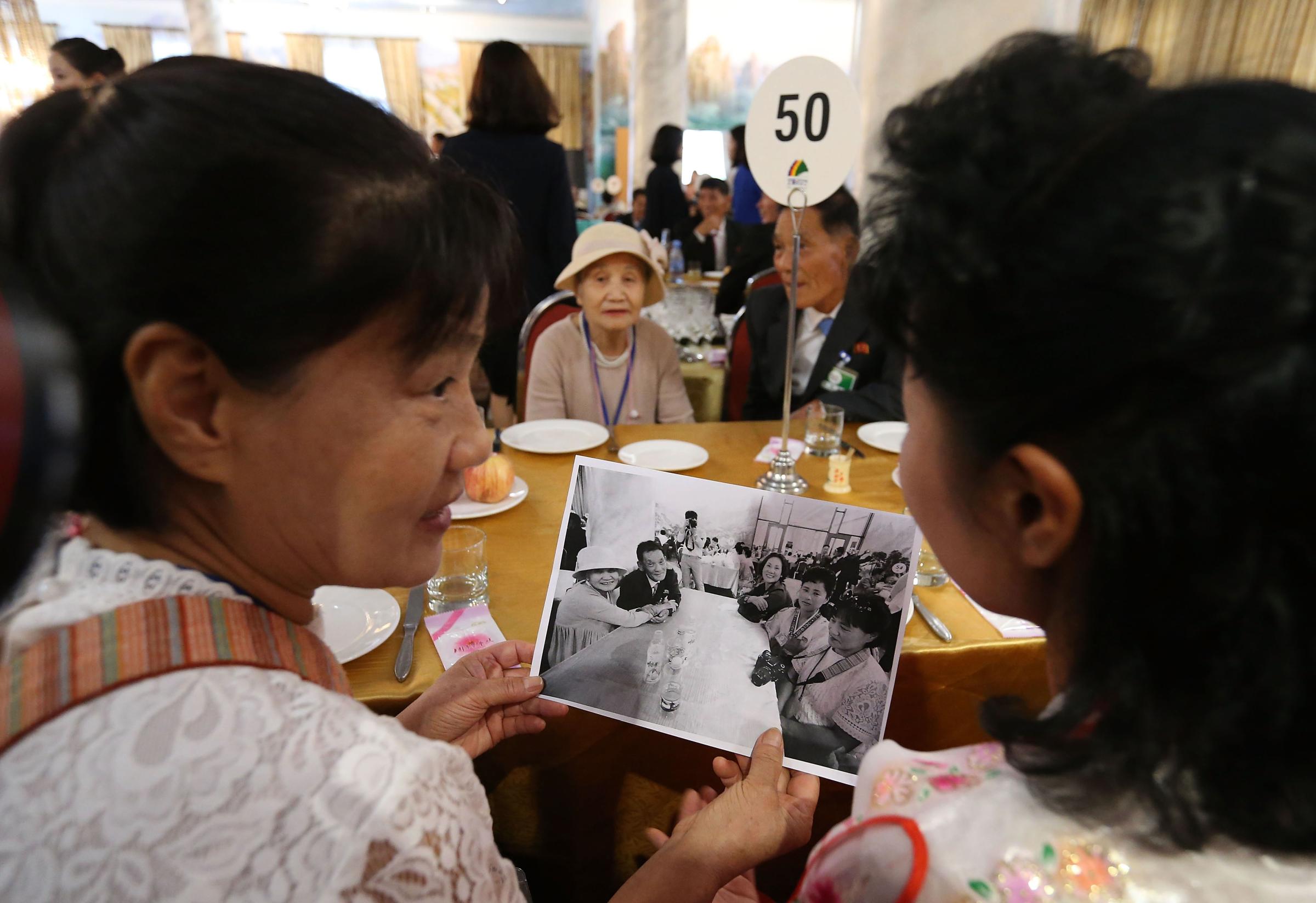 South and North Koreans Hold Family Reunion Decades Since The War