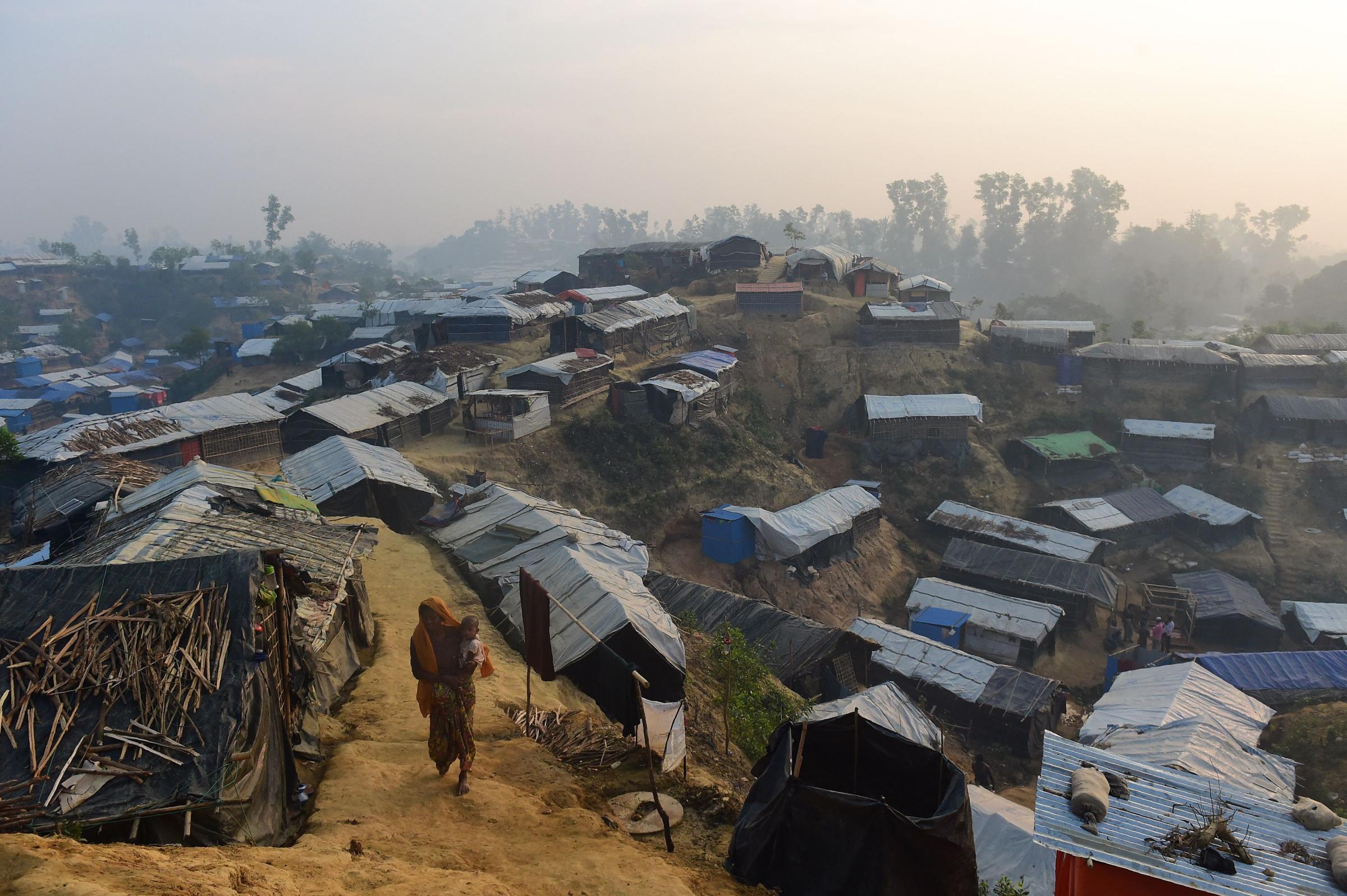 TOPSHOT-BANGLADESH-MYANMAR-UNREST-REFUGEE-ROHINGYA-MALNUTRITION-