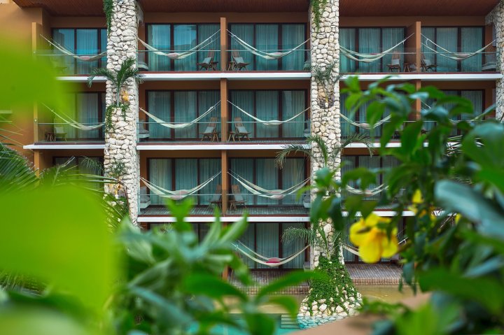 Exterior of Hotel Xcaret in Riviera Maya, Mexico