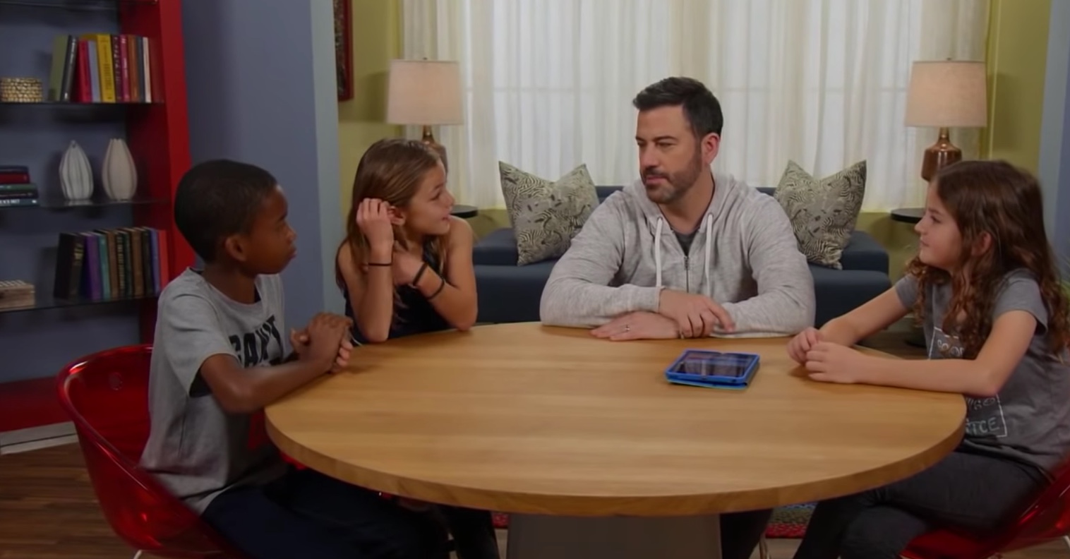 Jimmy Kimmel talks to kids about AMSR