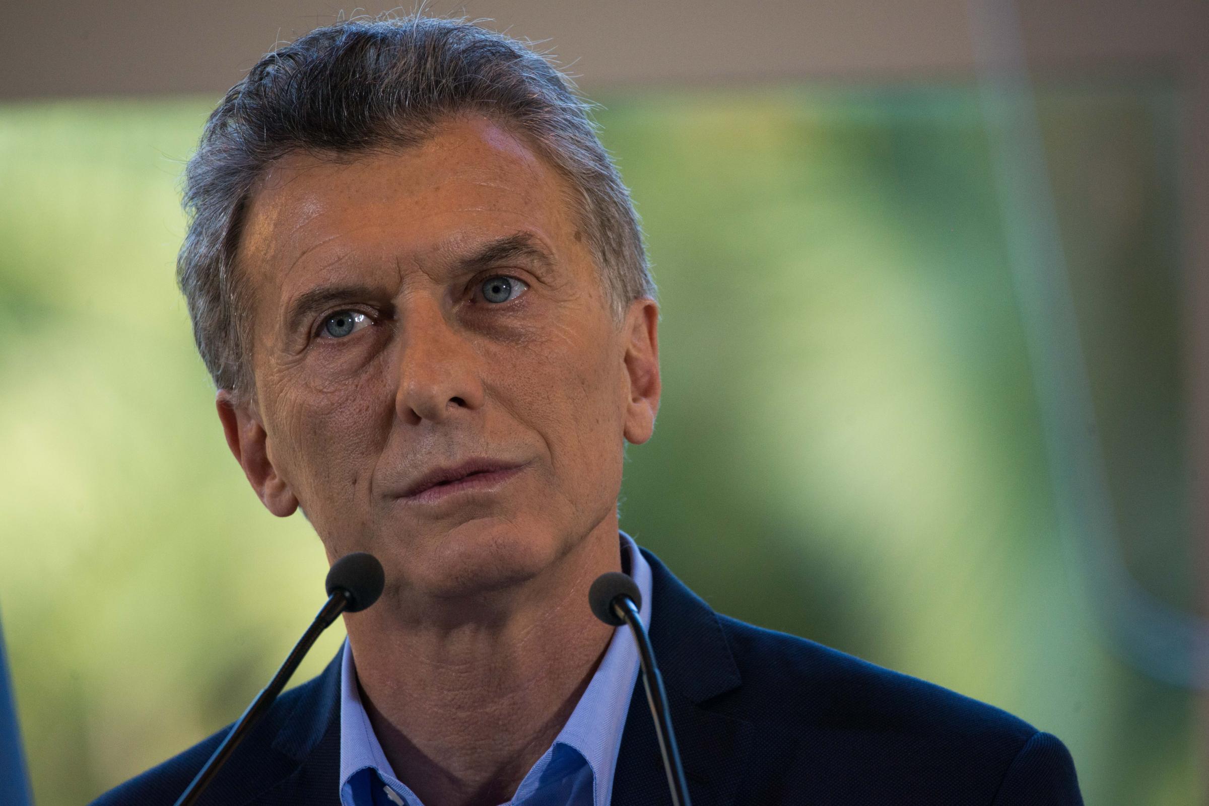 Argentina's President Mauricio Macri announced a reduction of the poverty
