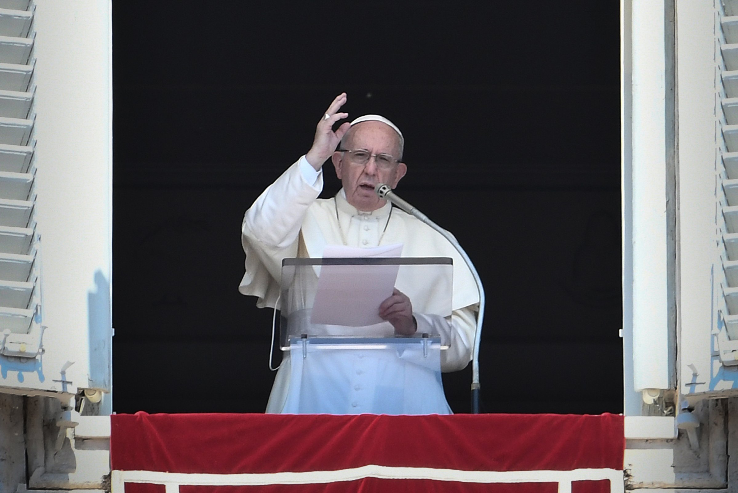Pope Francis priest abuse speech