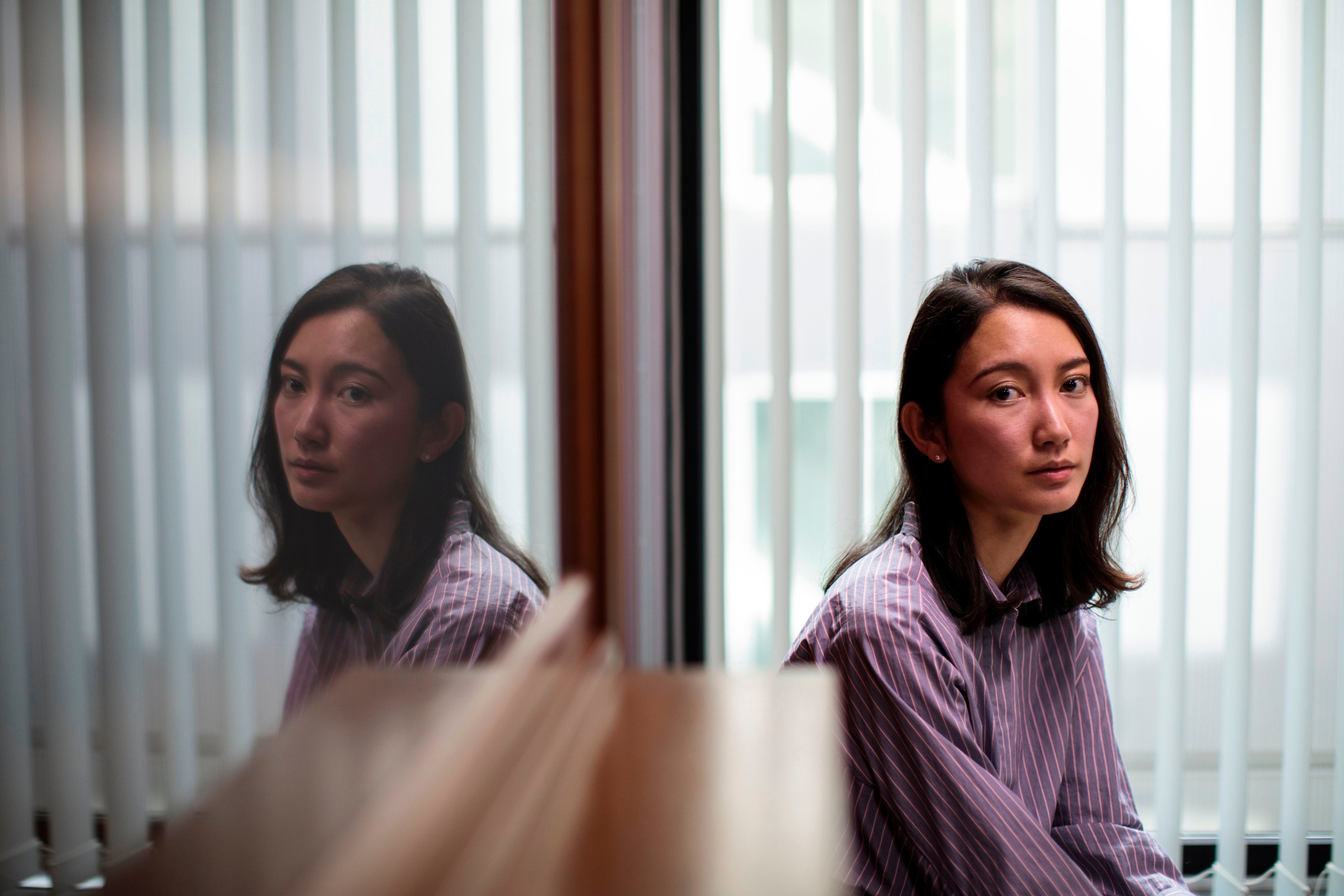 Japanese journalist Shiori Ito, who accused a television newsman of raping her in 2015, poses for a picture in Tokyo on January 30, 2018. (Behrouz Mehri—AFP/Getty Images)