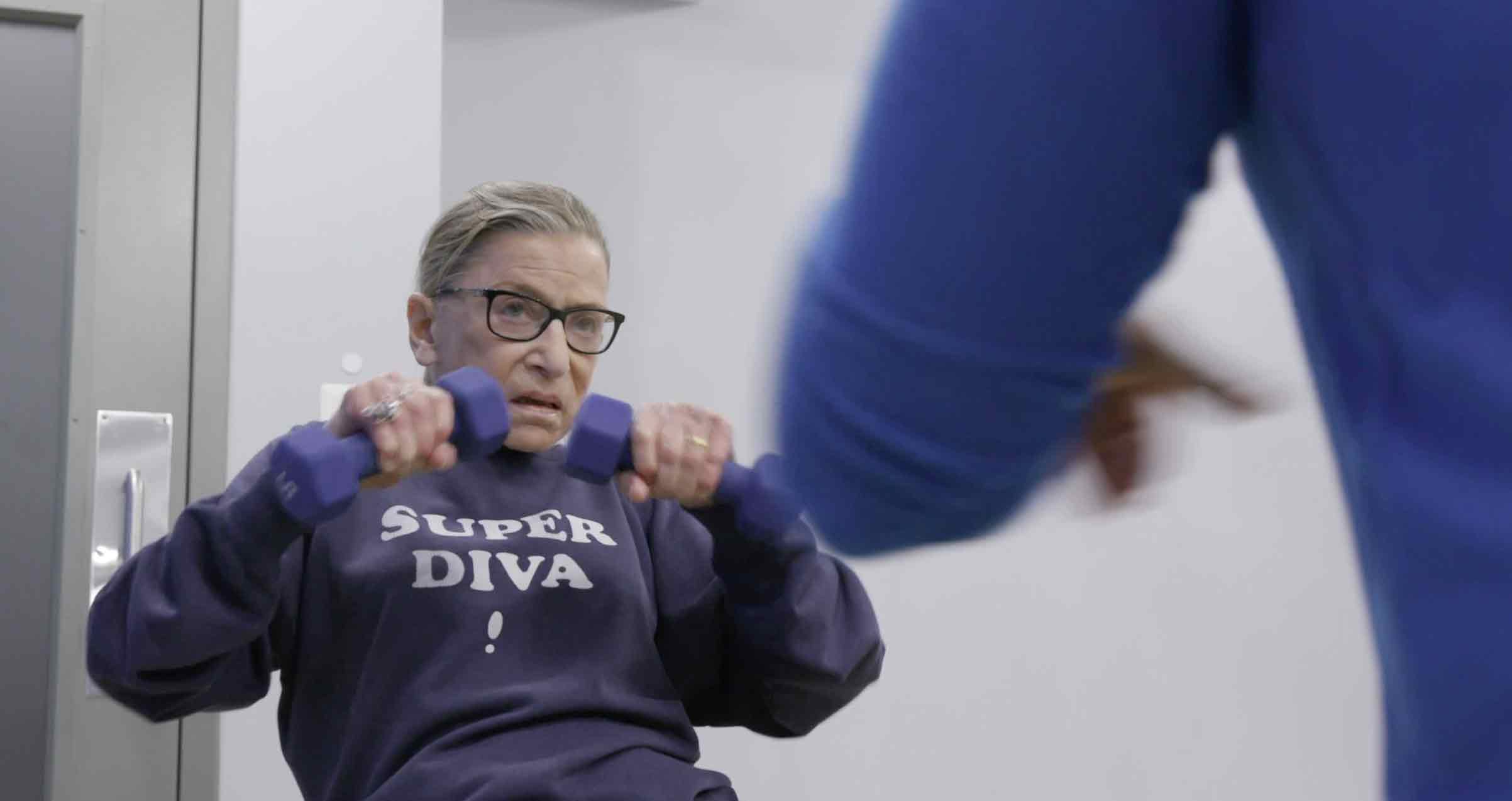 RBG, one of this summer’s knockout documentaries, chronicles the adventures of another kind of superhero: Justice Ruth Bader Ginsburg (Magnolia Pictures)