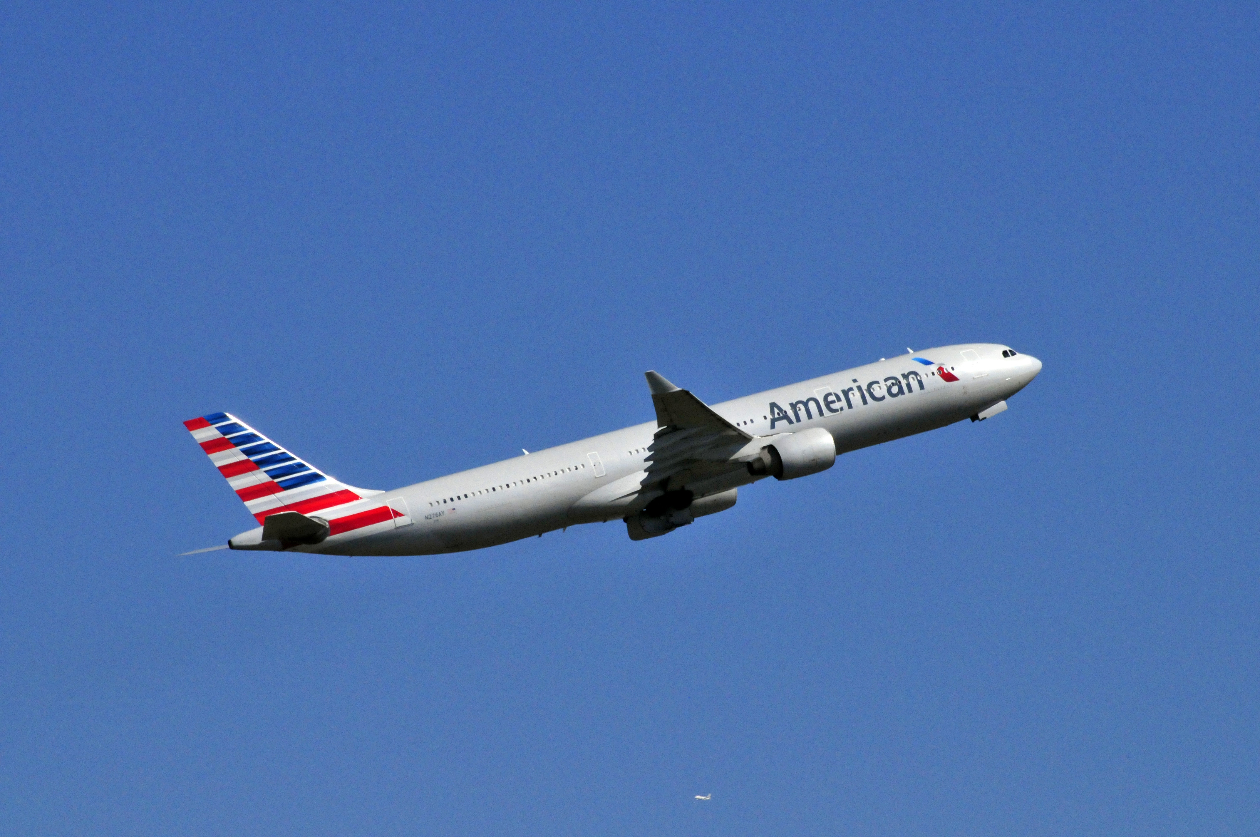 An Airbus A330 belonging to American Airlines. (Andia&mdash;UIG via Getty Images)