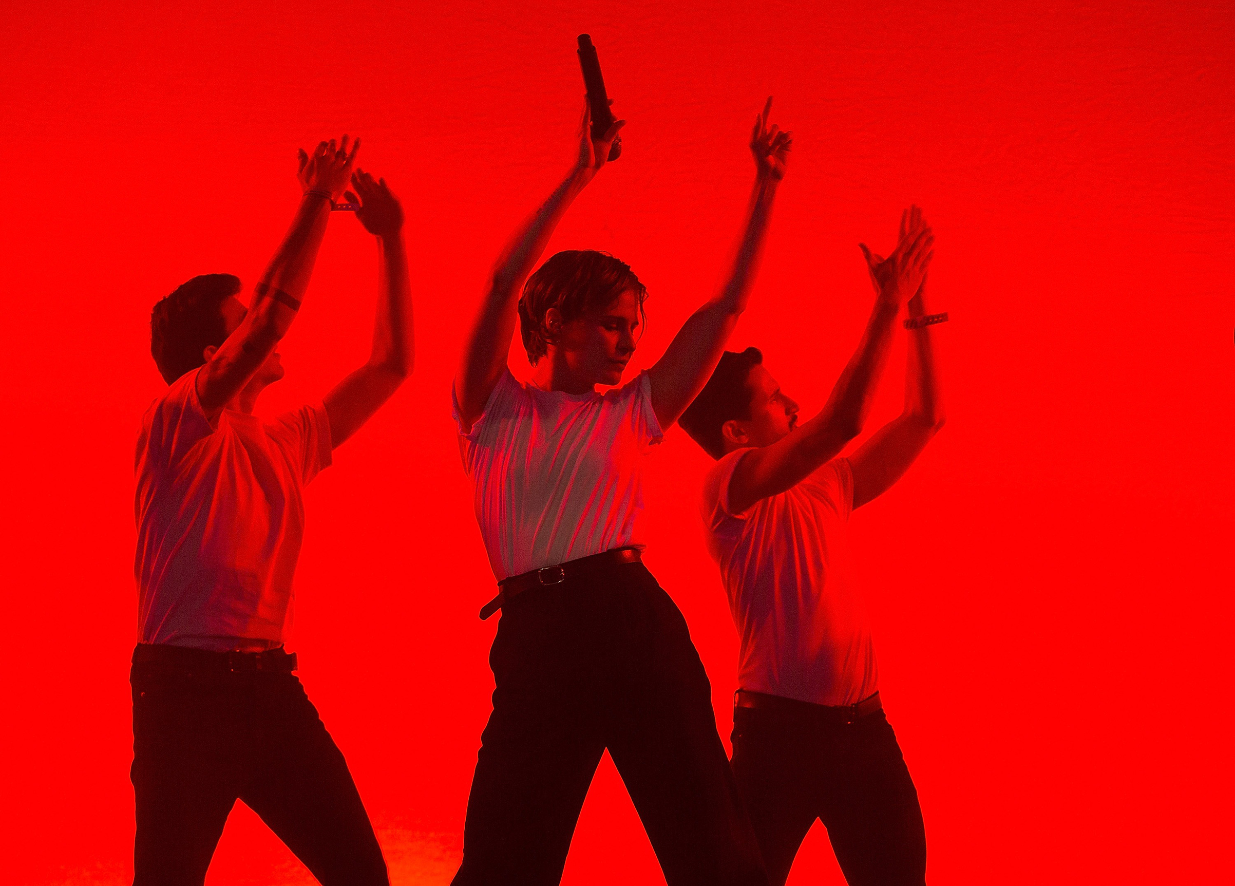 Christine and the Queens take center stage. (Jo Hale—Redferns/Getty Images)