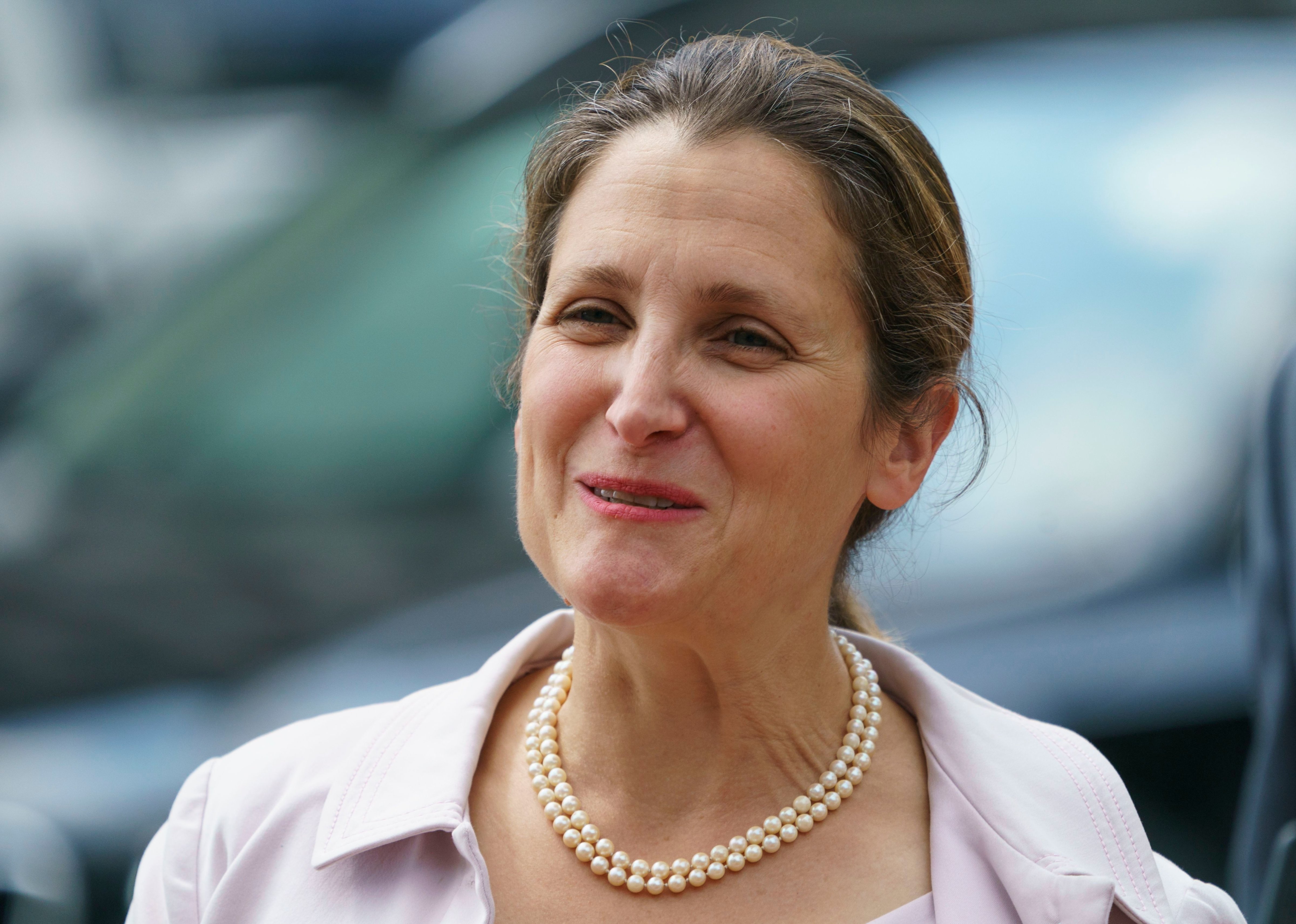Canadian Foreign Affairs Minister Chrystia Freeland arrives at the Office Of The United States Trade Representative in Washington, D.C. on Sept. 20, 2018. (Carolyn Kaster/AP/REX/Shutterstock)