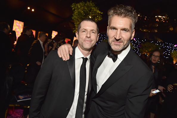 D.B. Weiss (L) and David Benioff attend HBO's Official 2018 Emmy After Party on September 17, 2018 in Los Angeles, California. (Jeff Kravitz/FilmMagic for HBO)