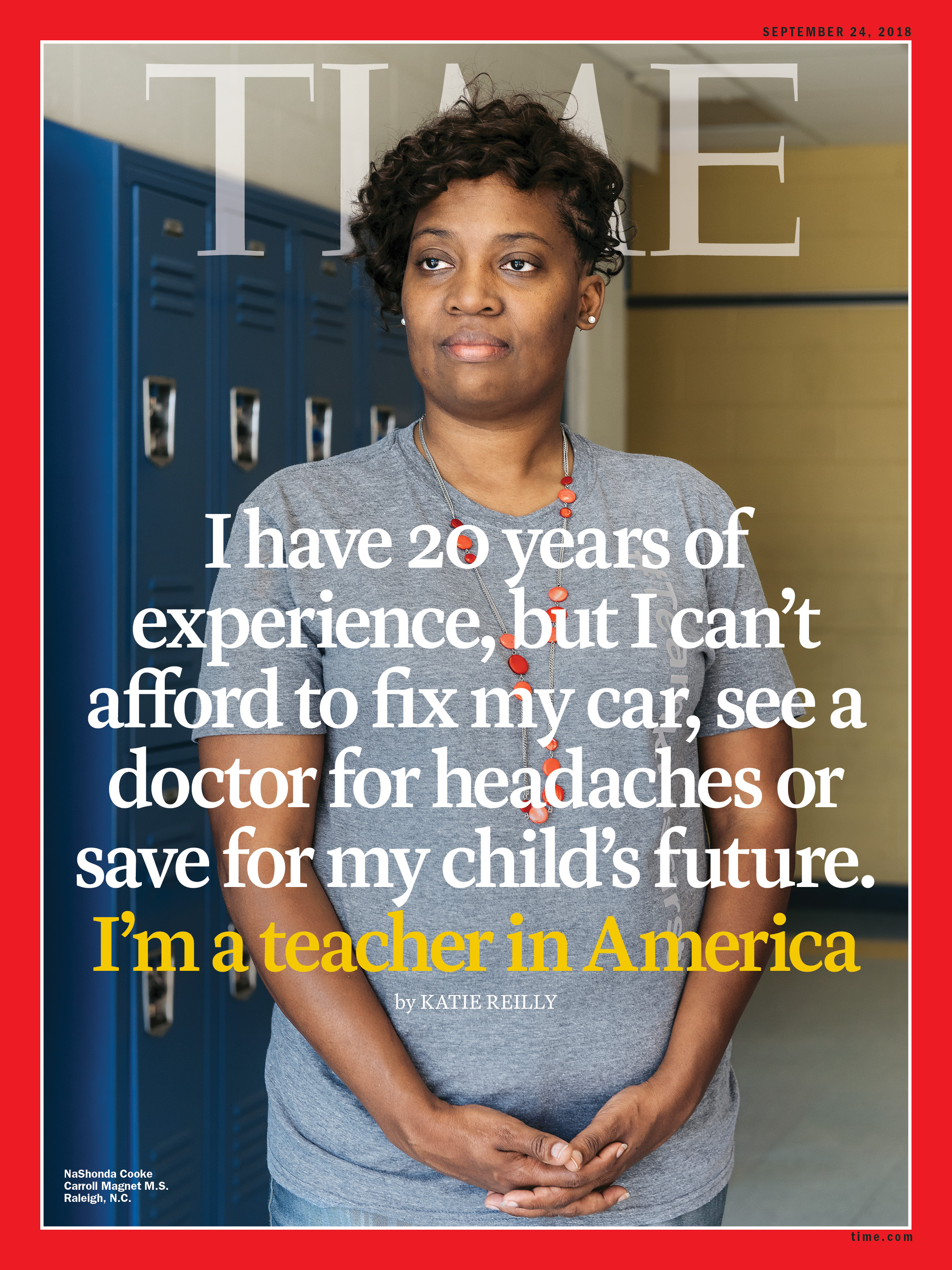 Teachers in America Time Magazine Cover