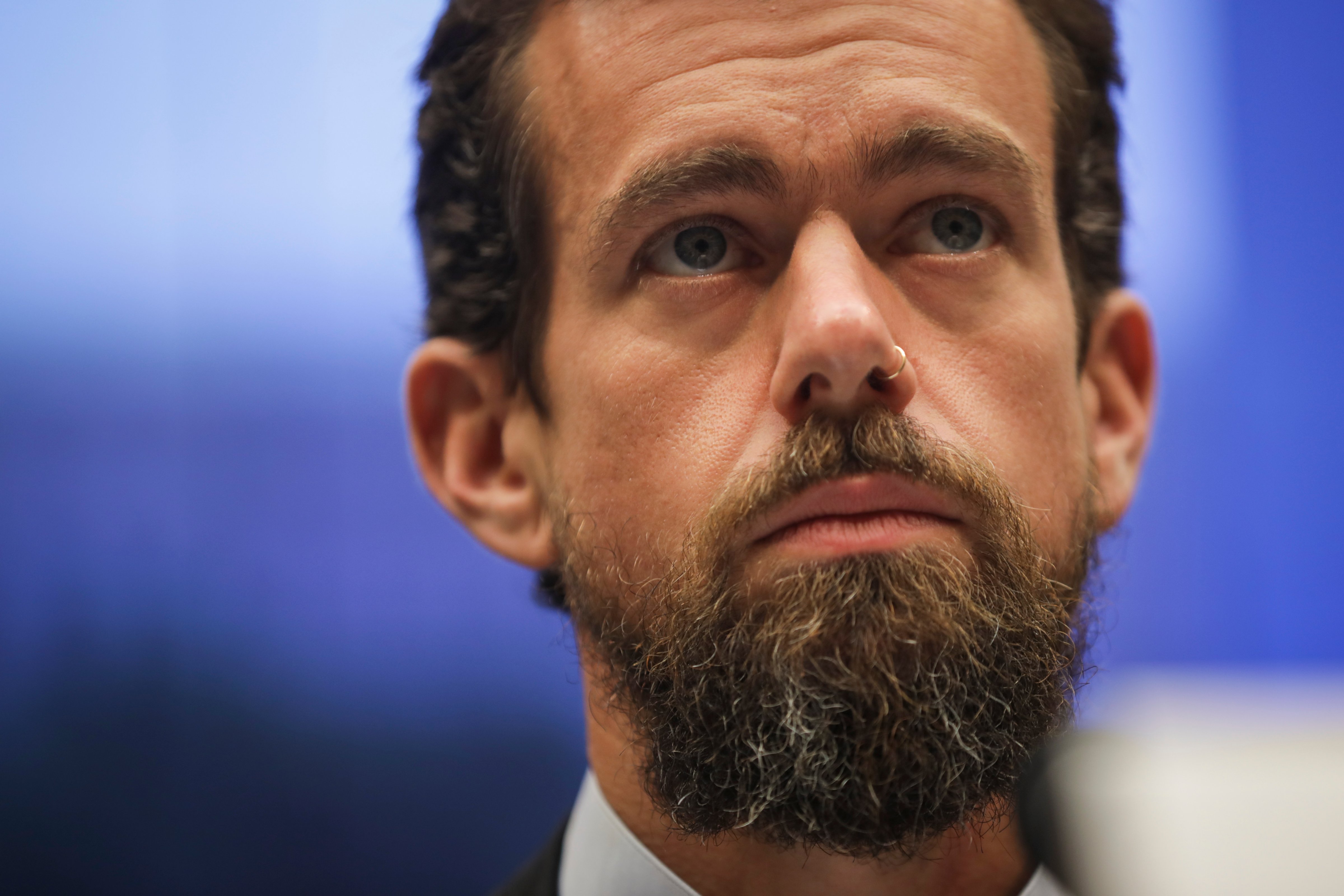 Twitter chief executive officer Jack Dorsey testifies during a House Committee on Energy and Commerce hearing about Twitter's transparency and accountability, on Capitol Hill, September 5, 2018 in Washington, D.C. (Drew Angerer&mdash;Getty Images)