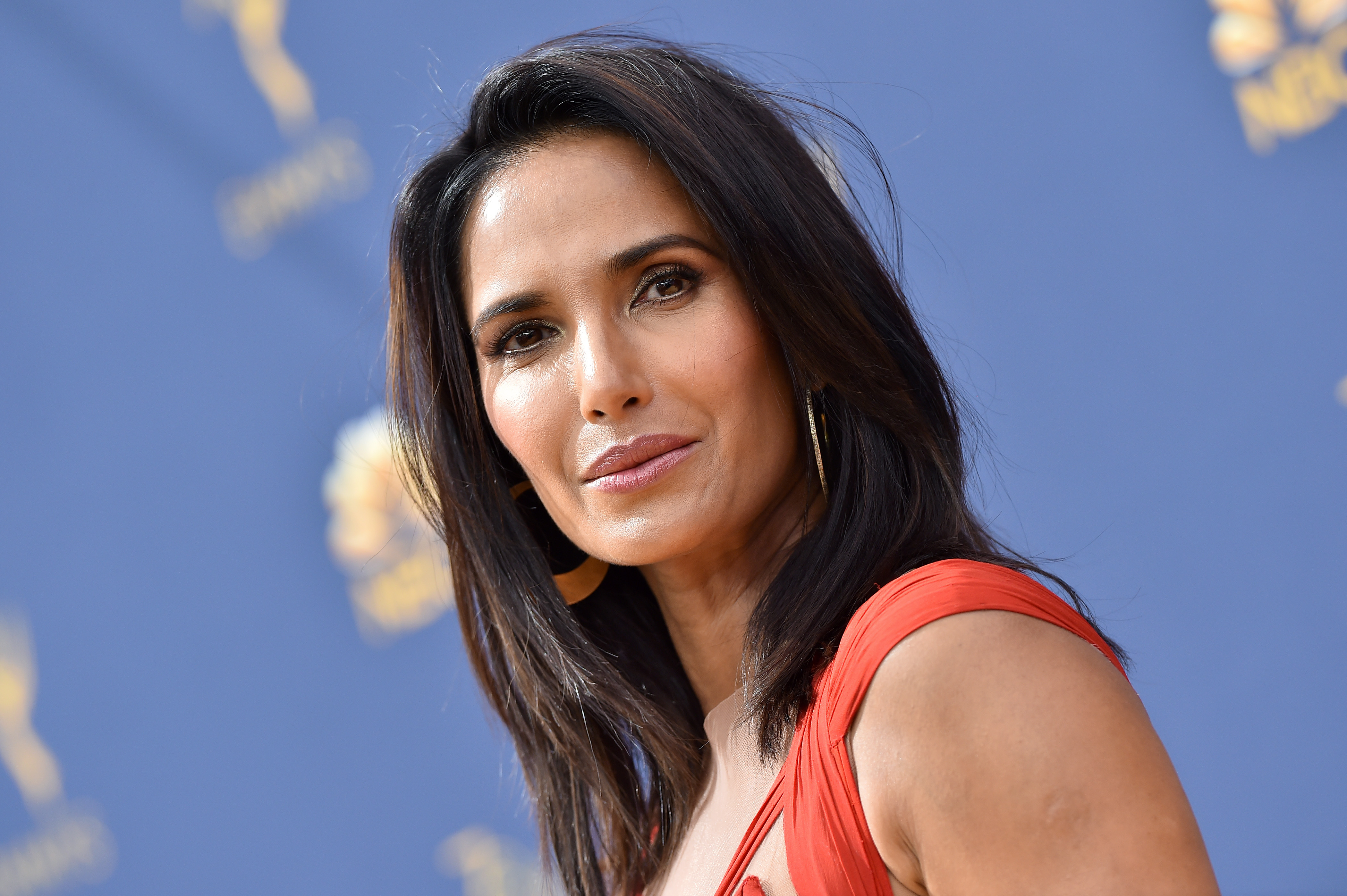 Padma Lakshmi attends the 70th Emmy Awards  in Los Angeles on Sept. 17, 2018. (Axelle/Bauer-Griffin—FilmMagic/Getty Images)