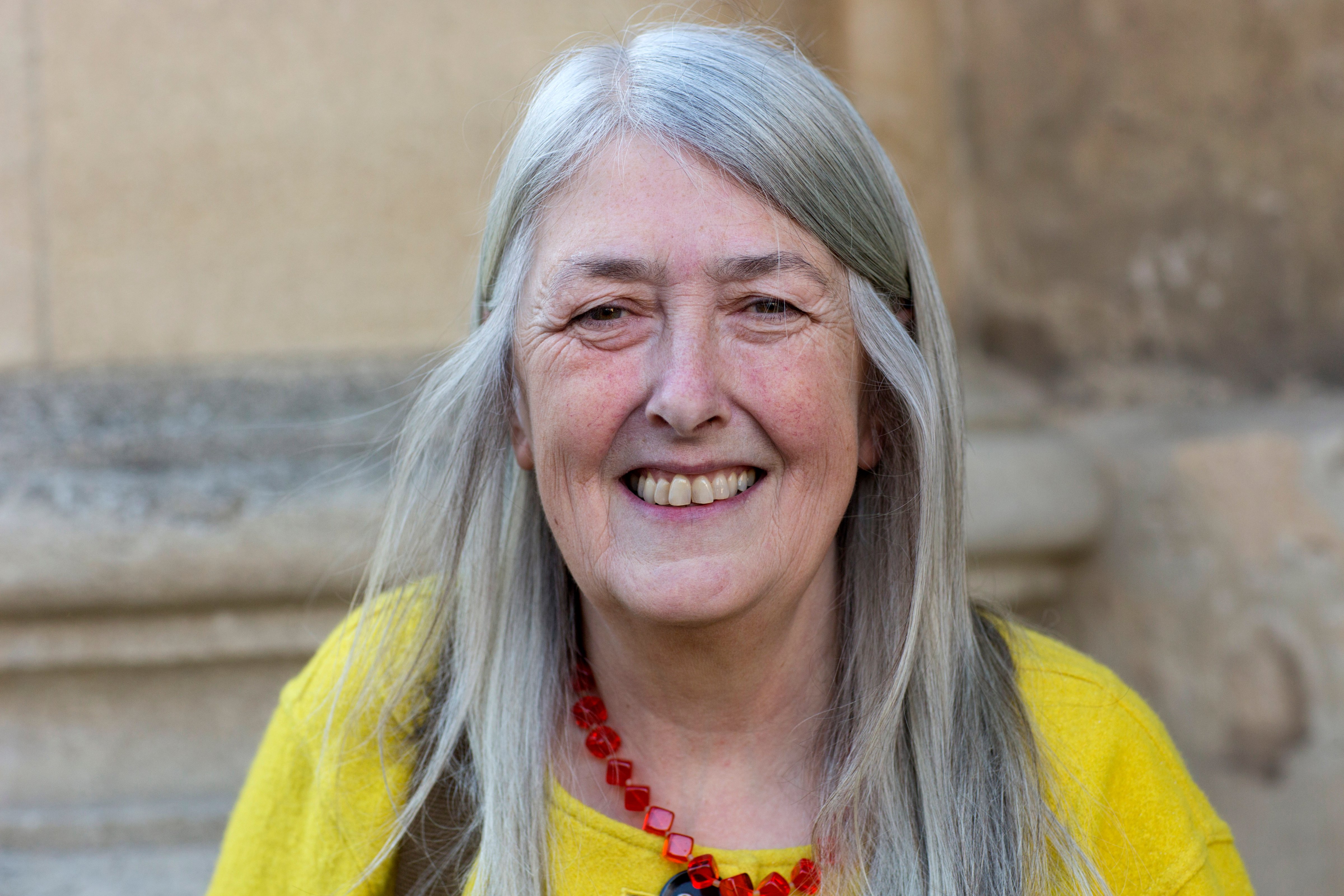 Professor Mary Beard, classicist and writer, at the FT Weekend Oxford Literary Festival on April 5, 2016 in Oxford, England. (David Levenson – Getty Images)