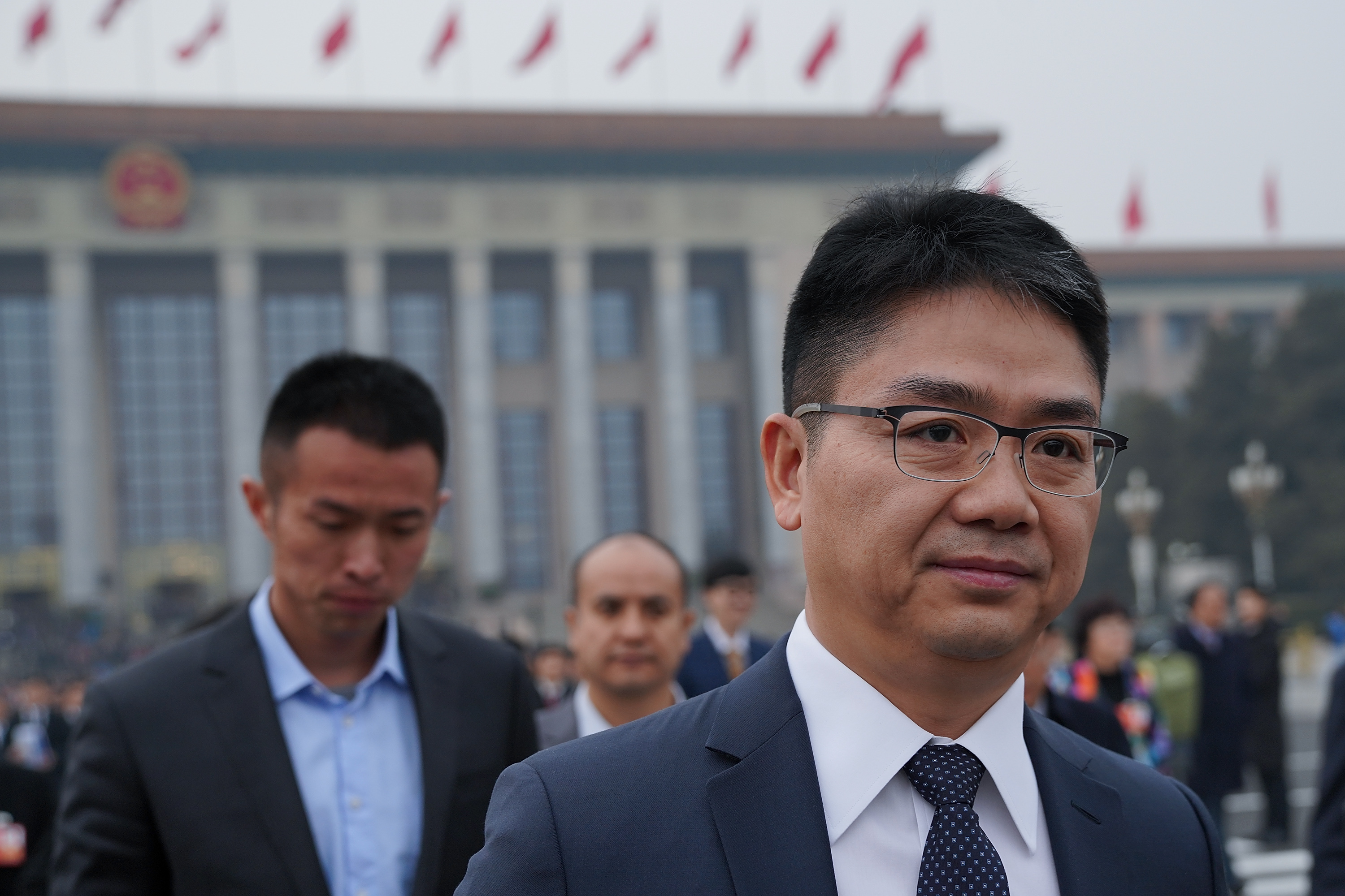 CEO of JD.com Richard Liu attends the opening ceremony of the Chinese People's Political Consultative Conference (CPPCC) on March 3, 2018 in Beijing, China. (Lintao Zhang&mdash;Getty Images)