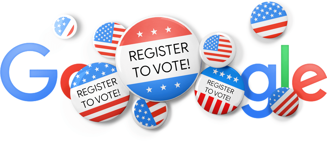 google doodle us voter registration
