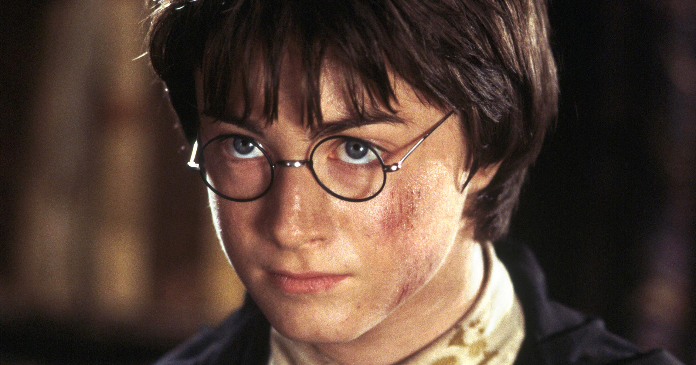 Daniel Radcliffe (Harry Potter) in Warner Bros. Pictures' family adventure film Harry Potter and the Chamber of Secrets. (Peter Mountain)