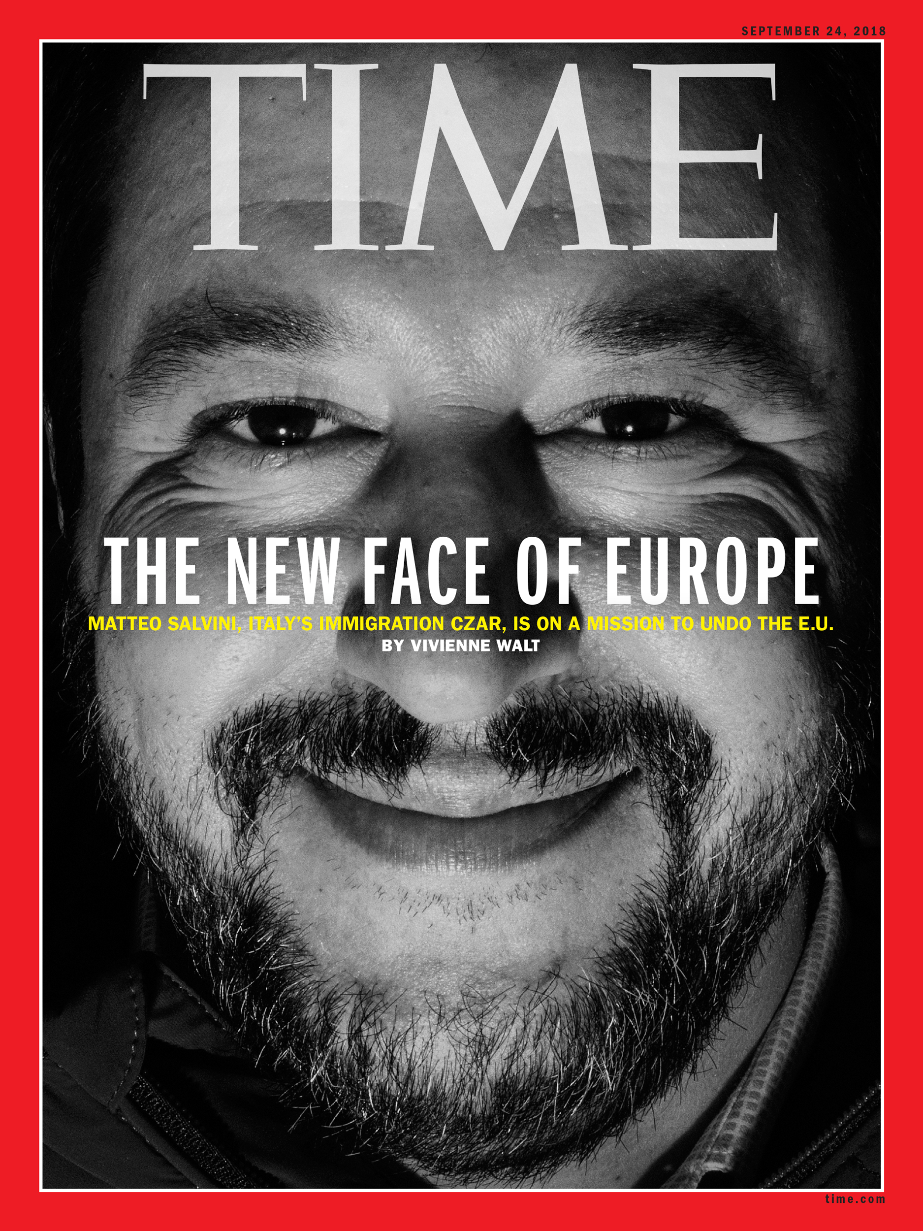 Italy's Immigration Czar Time International Magazine Cover