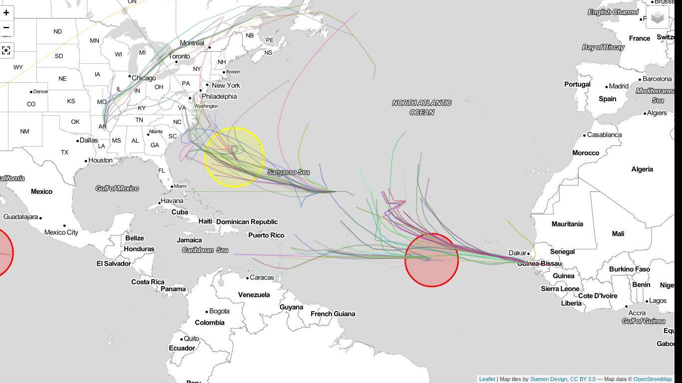 Tropical Storm Florence Spaghetti Model (Photo Courtesy Cyclocane)