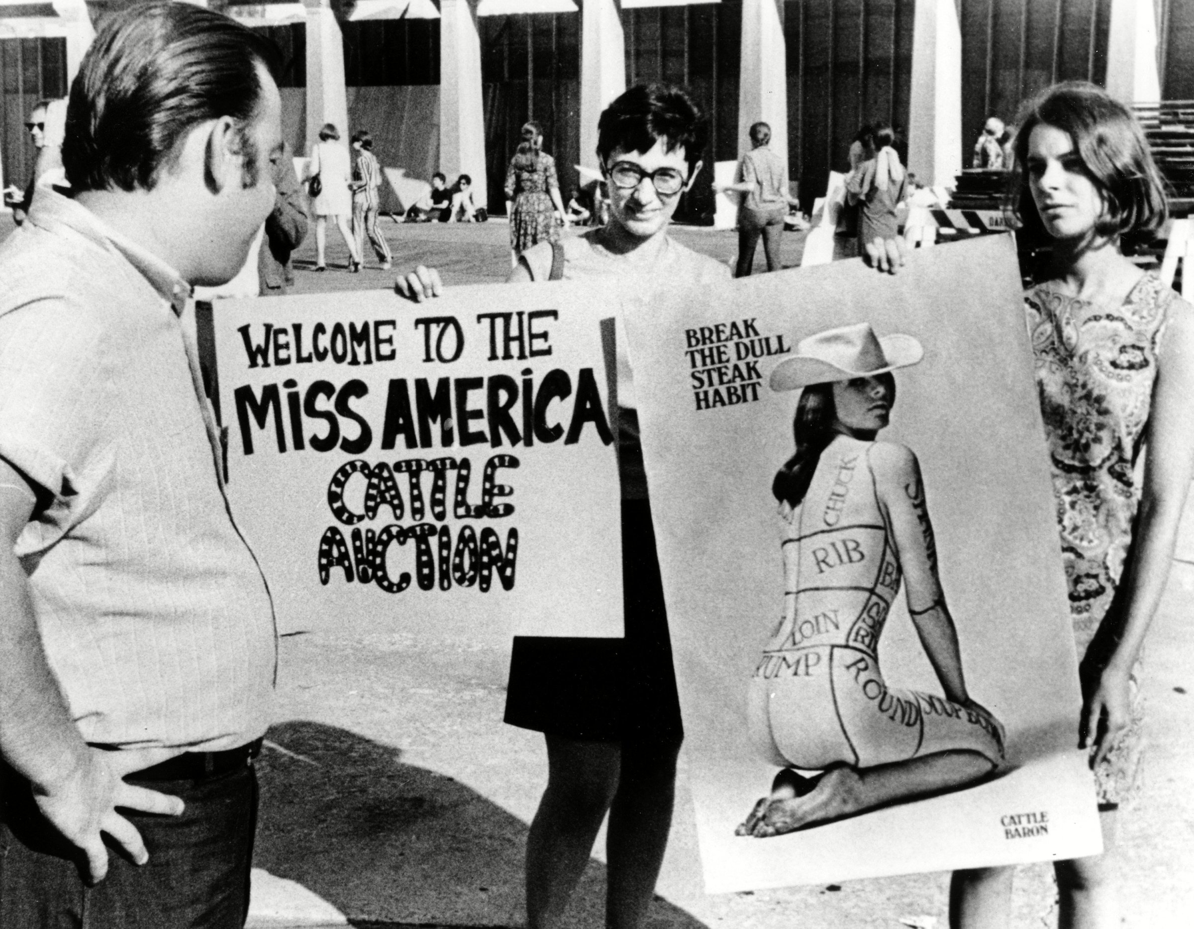 Miss America Pageant protest, Atlantic City, USA - 07 Sep 1968