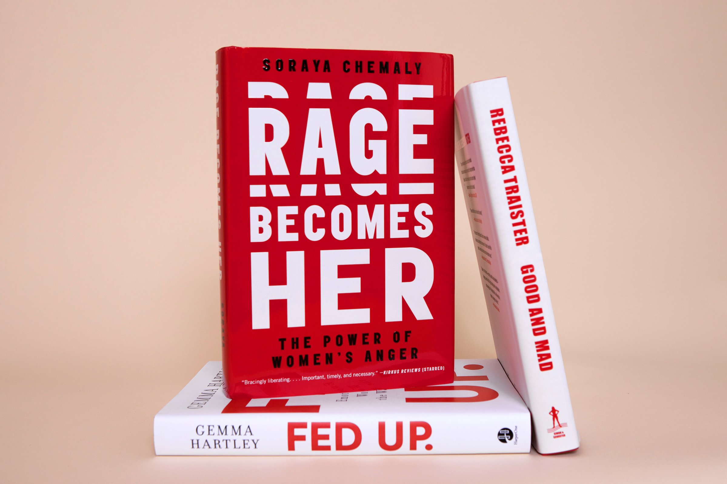 Good and Mad, Rage Becomes Her and Fed Up books
