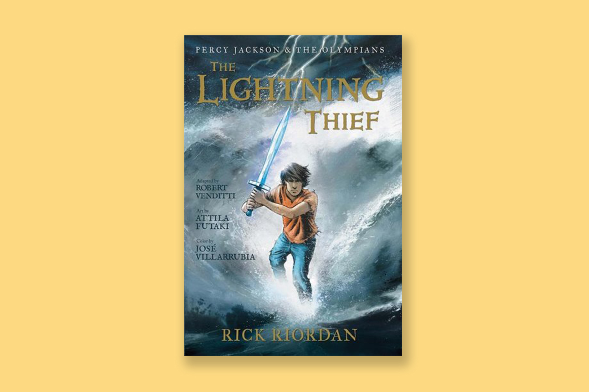 the lightning thief percy jackson and the olympians series by rick riordan