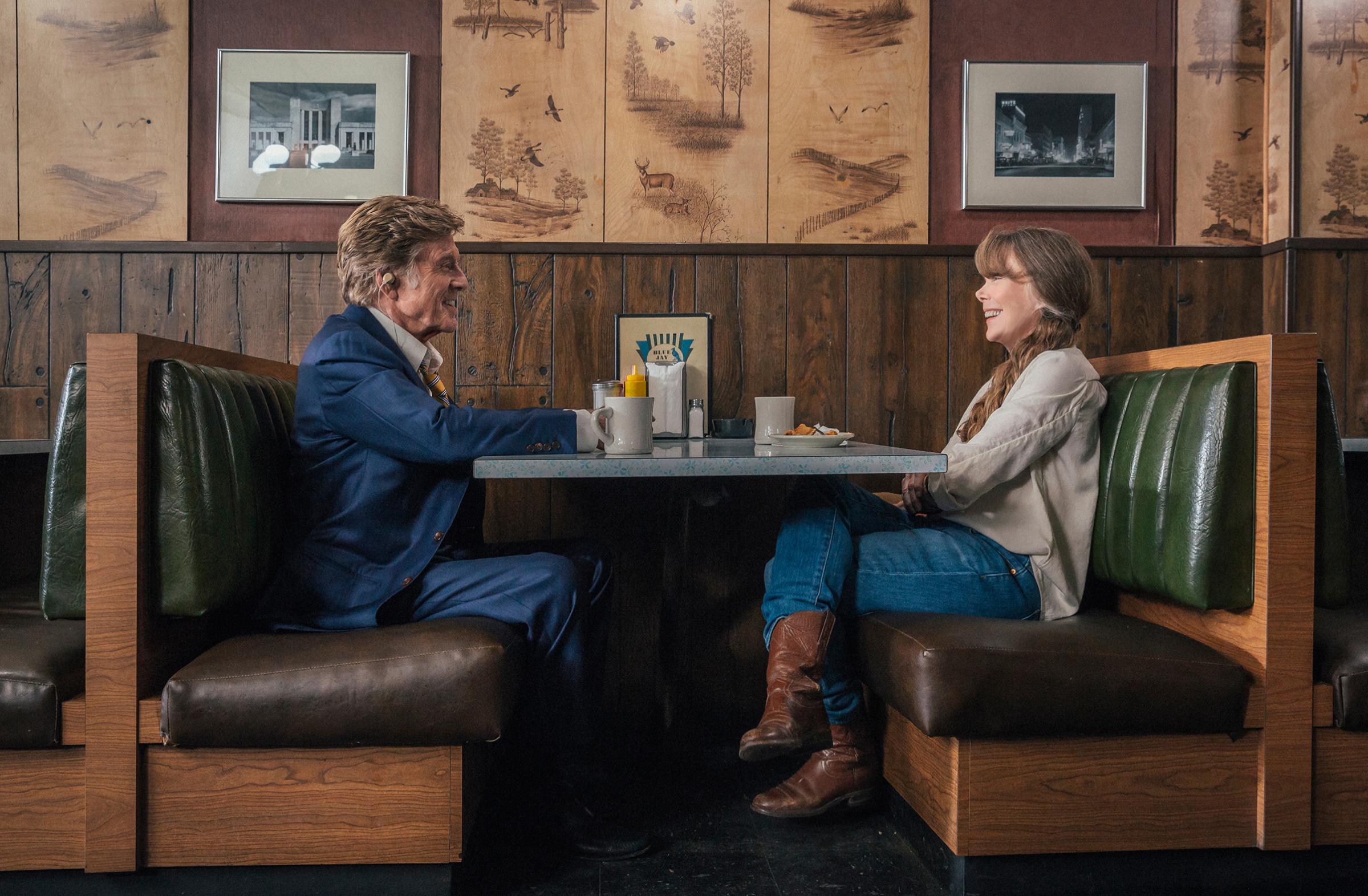 Robert Redford as "Forrest Tucker" and Sissy Spacek as "Jewel" in the film THE OLD MAN &amp; THE GUN. Photo by Eric Zachanowich. © 2018 Twentieth Century Fox Film Corporation All Rights Reserved