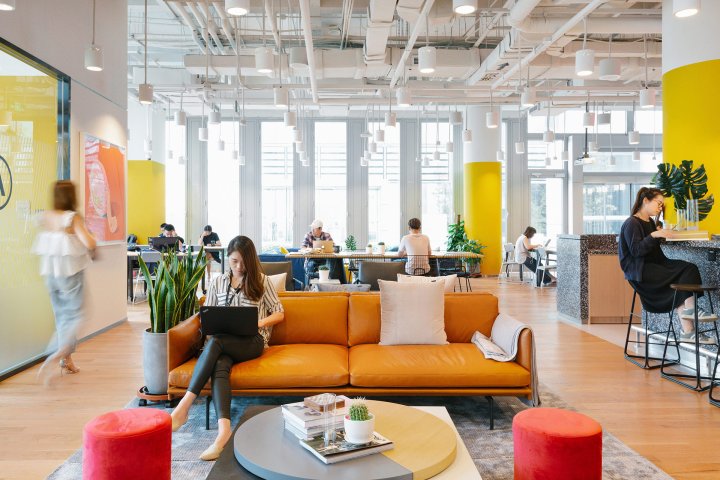 WeWork co-working space