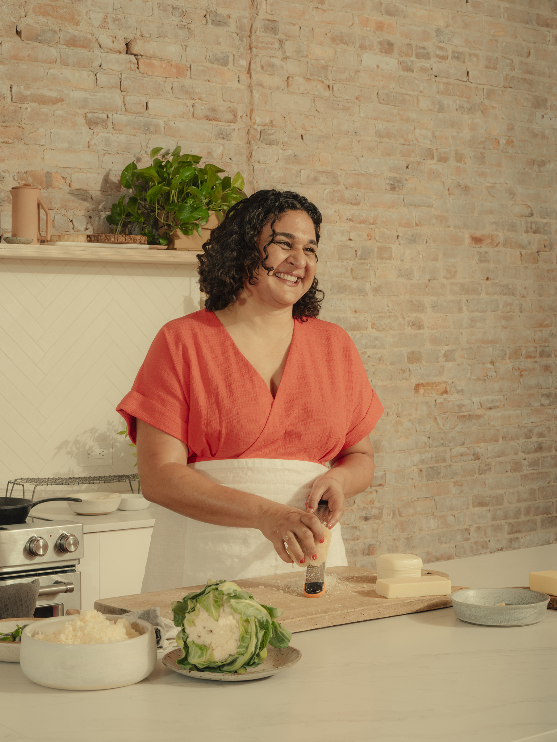 Portrait of Samin Nosrat photographed at Neighborhood Studio in Brooklyn, New York on September 25, 2018. (Cole Wilson for TIME)