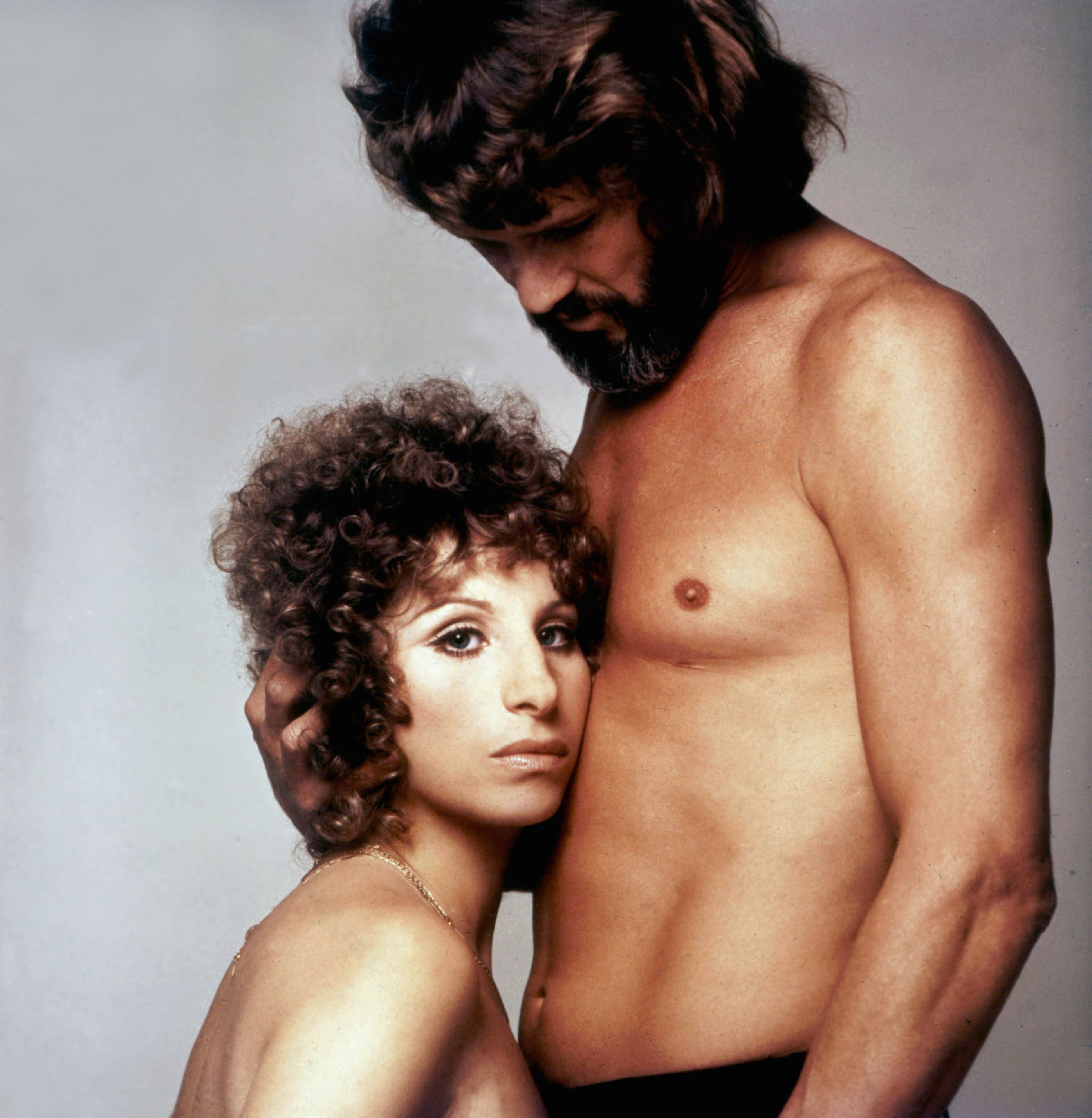 A promotional image of Barbra Streisand and Kris Kristofferson in "A Star Is Born," 1976. (Warner Bros/Kobal/REX/Shutterstock)