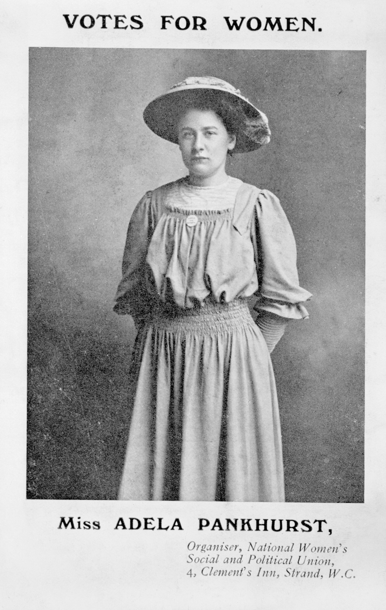 Adela Constantia Mary Pankhurst, c1908.