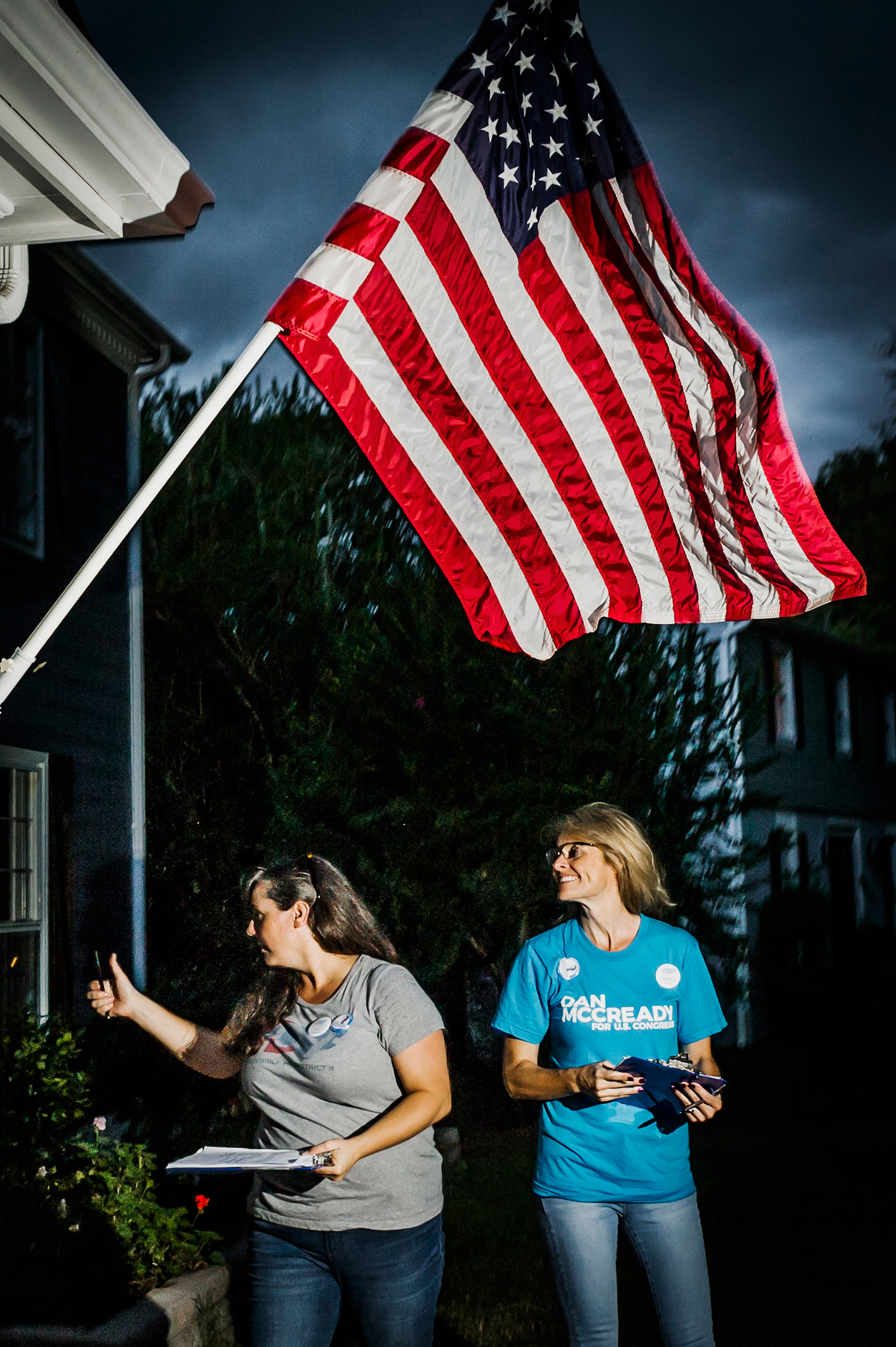 Indivisible N.C. 9 is just one platoon in a volunteer army that took the field after Trump’s election in 2016. (Photograph by Dina Litovsky—Redux for TIME)