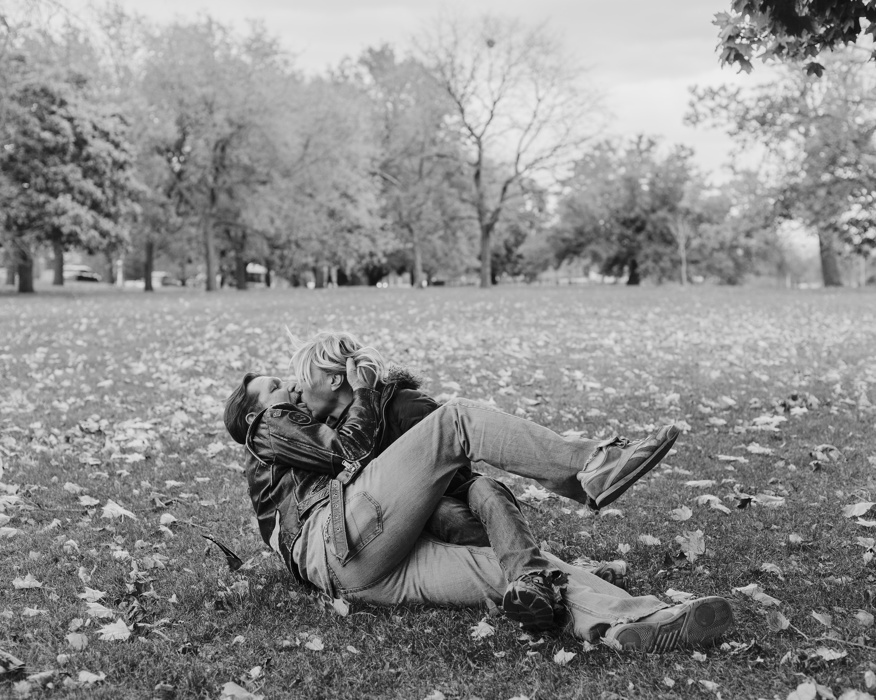 Couple in Park, 2016, featured in the 