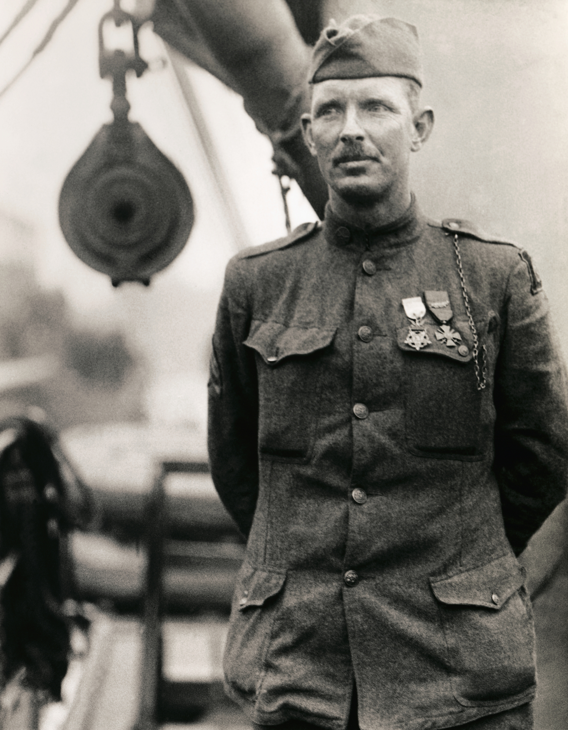 An undated photo of World War I hero Alvin C. York (Bettmann/Getty Images)