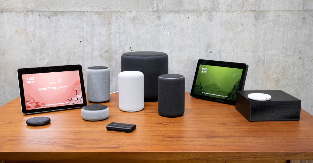 An assortment of newly launched devices, including, an 