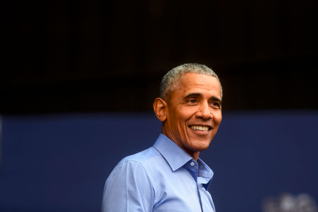 Barack Obama Attends Campaign Rally For Pennsylvania Democrats In Philadelphia