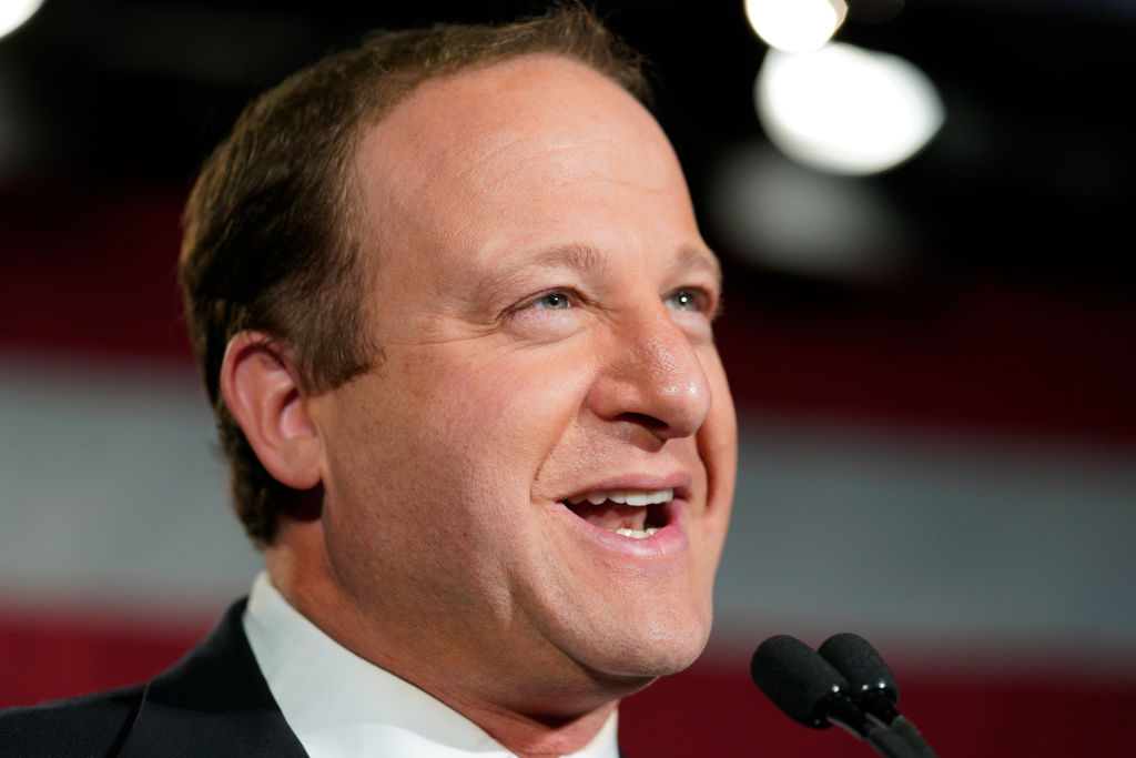 Democratic Colorado Governor-elect Jared Polis speaks at an election night rally on November 6, 2018 in Denver, Colorado. (Rick T. Wilking – Getty Images)