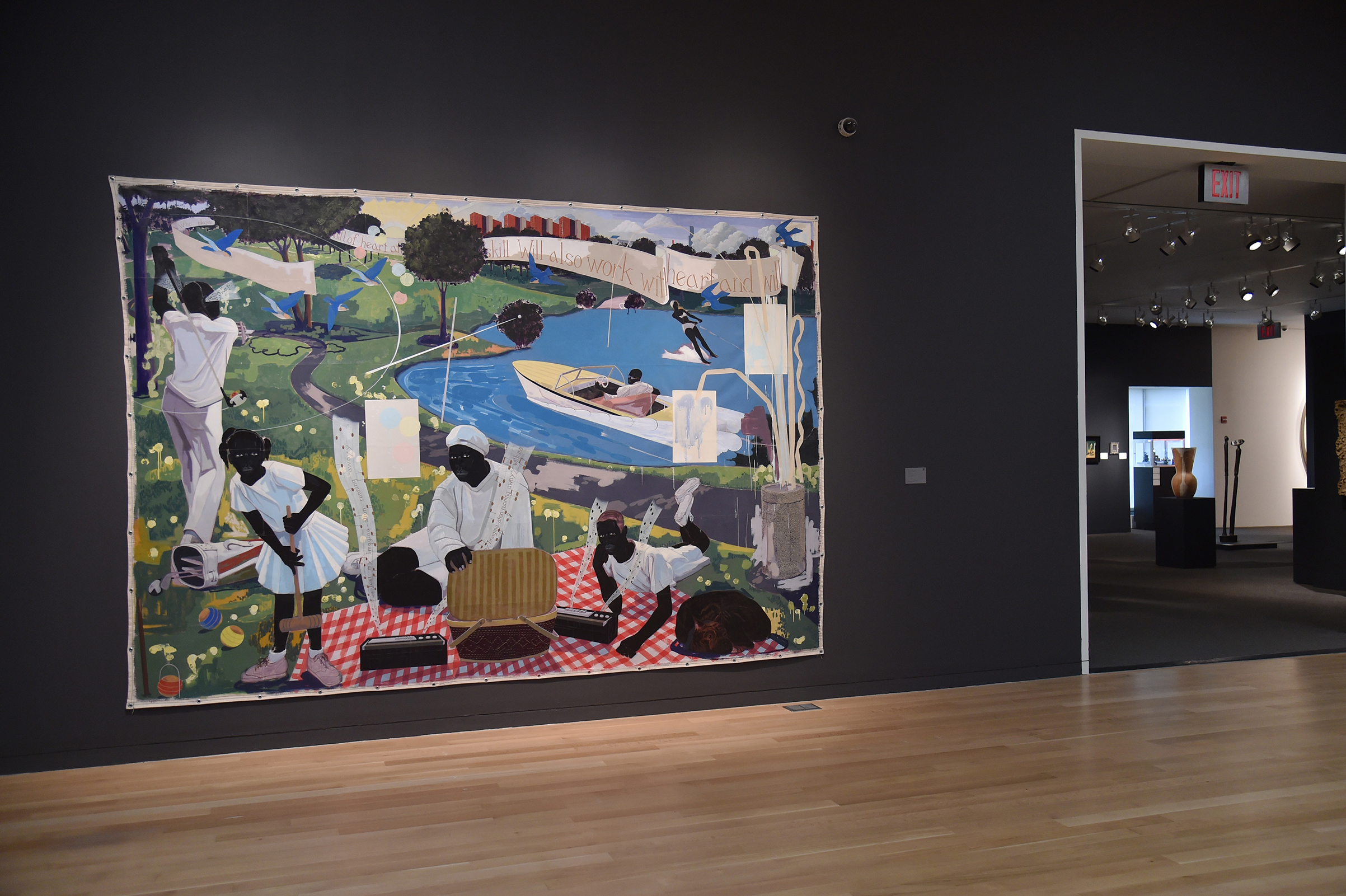 The rapper and impresario P. Diddy paid $21.1 million for  Past Times  by Kerry James Marshall  on May 16. That's the highest price ever for a work by a living African American artist.