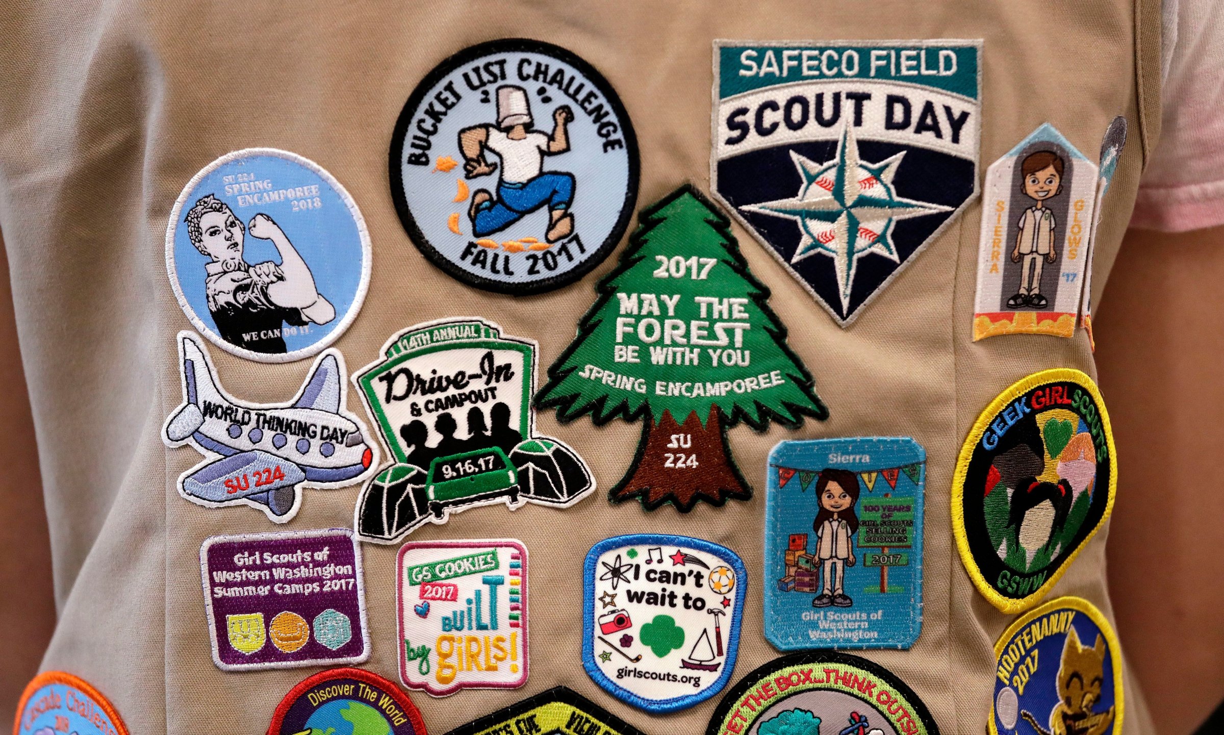 Girl Scouts Girl Power, Seattle, USA - 18 Jun 2018