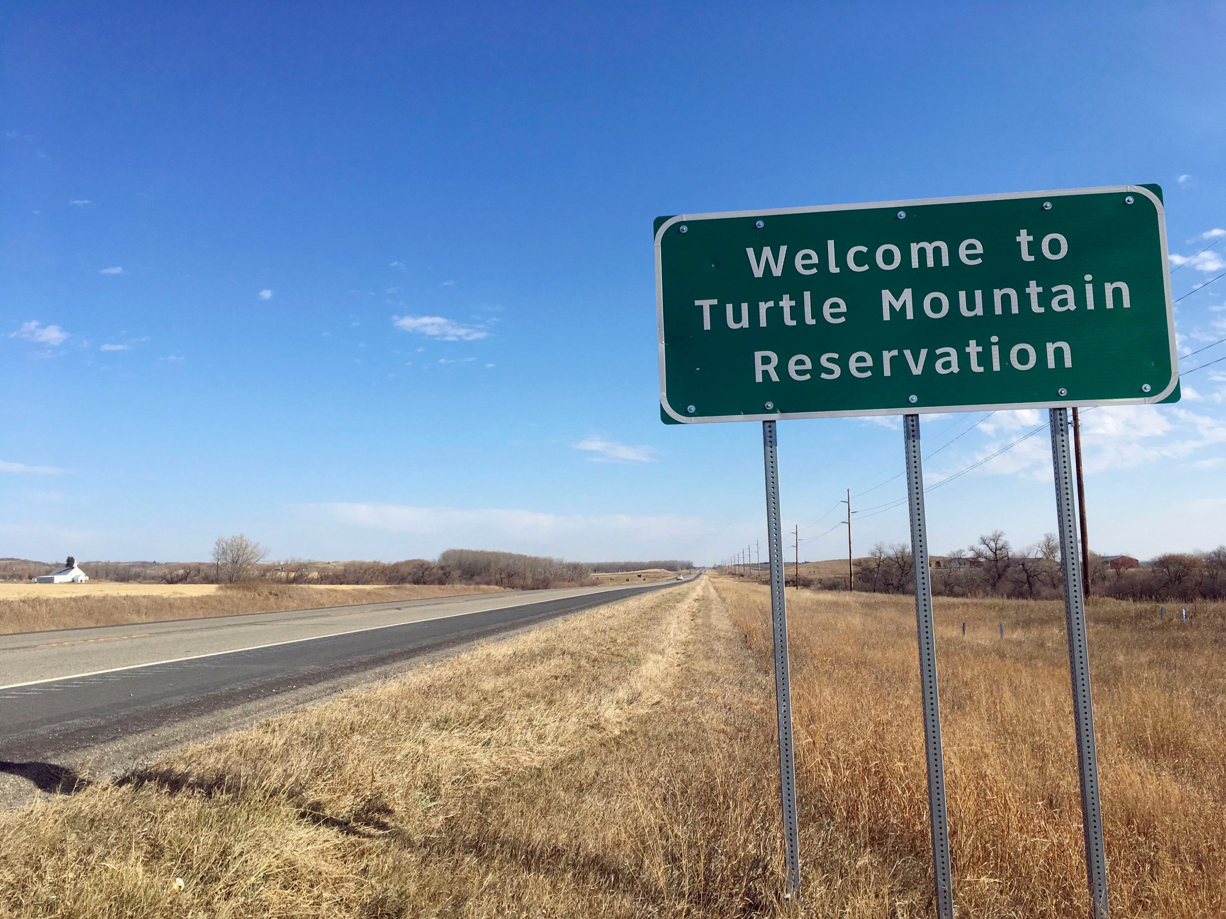 Election 2018 North Dakota Voter ID, Turtle Mountain Indian Reservation, USA - 24 Oct 2018